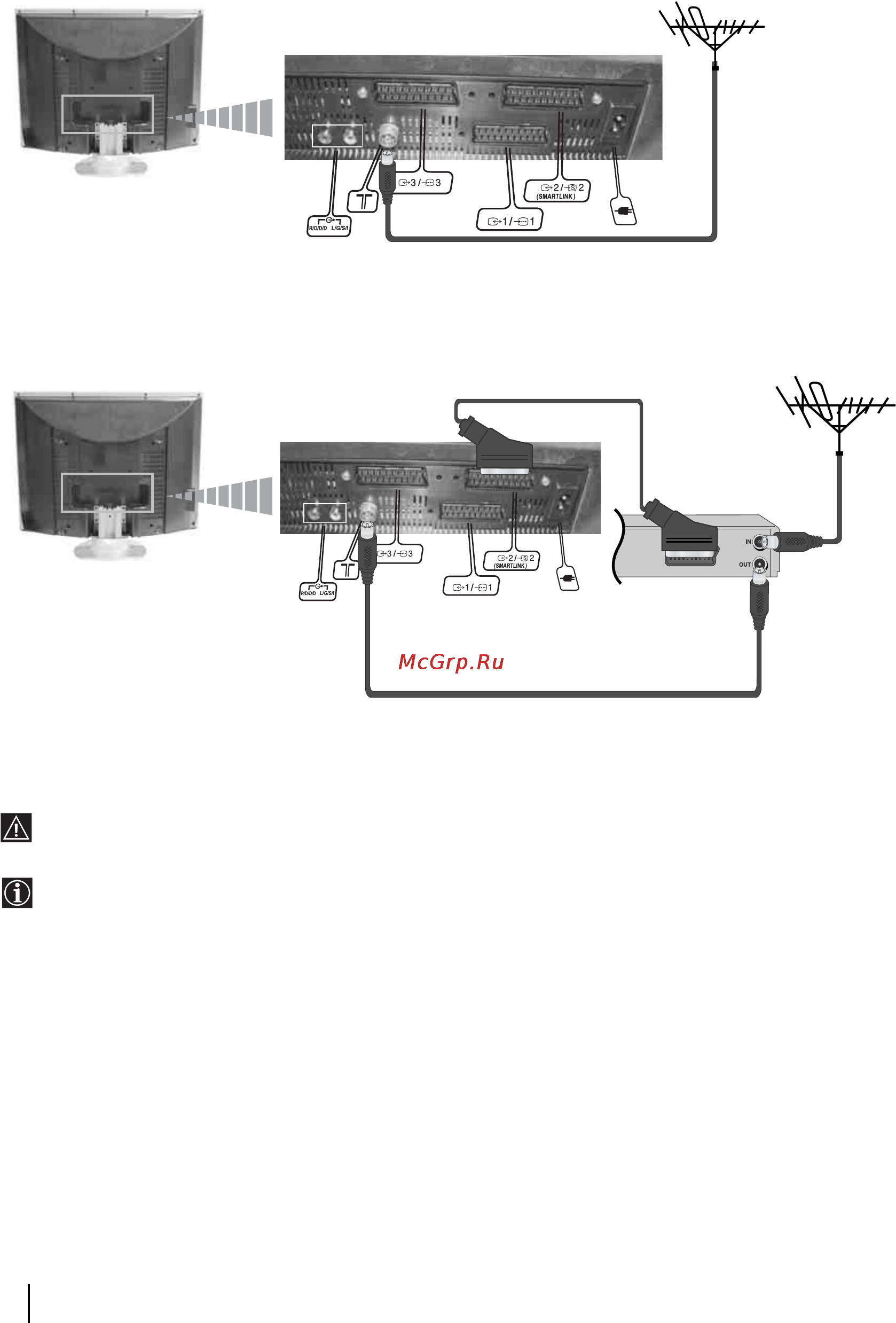 Sony VEGA KLV-30HR3 [13/134] Connecting the aerial and vcr