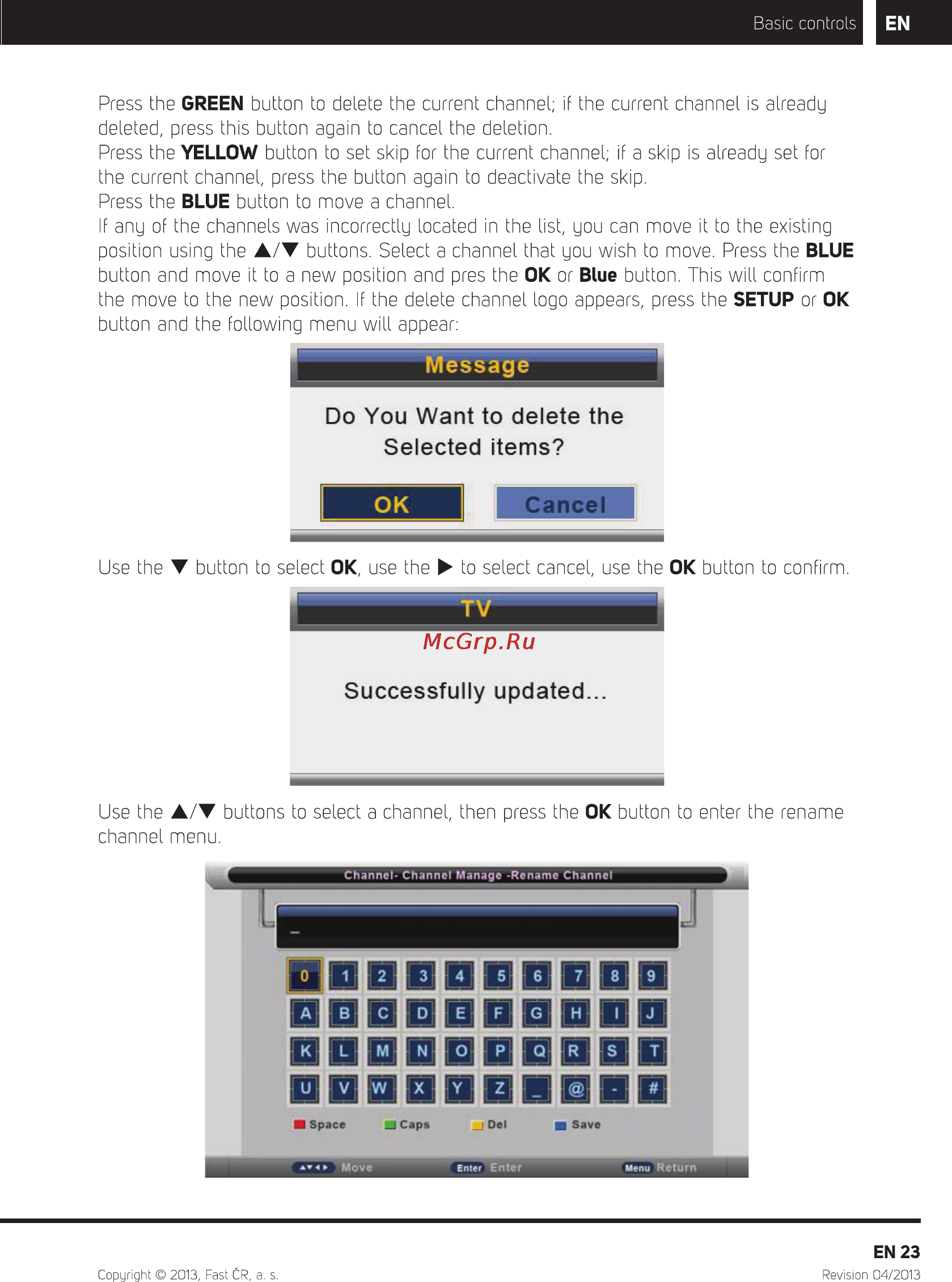 Sencor SLE 24F54M4 [25/68] Do you want to delete the