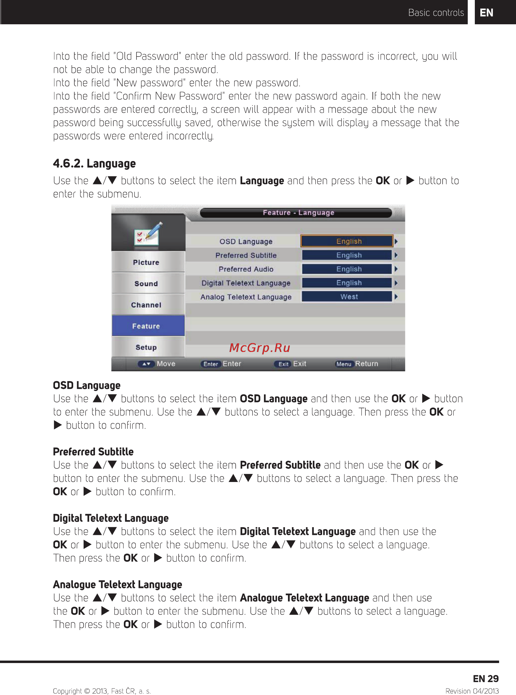 Sencor SLE 24F54M4 [31/68] Language