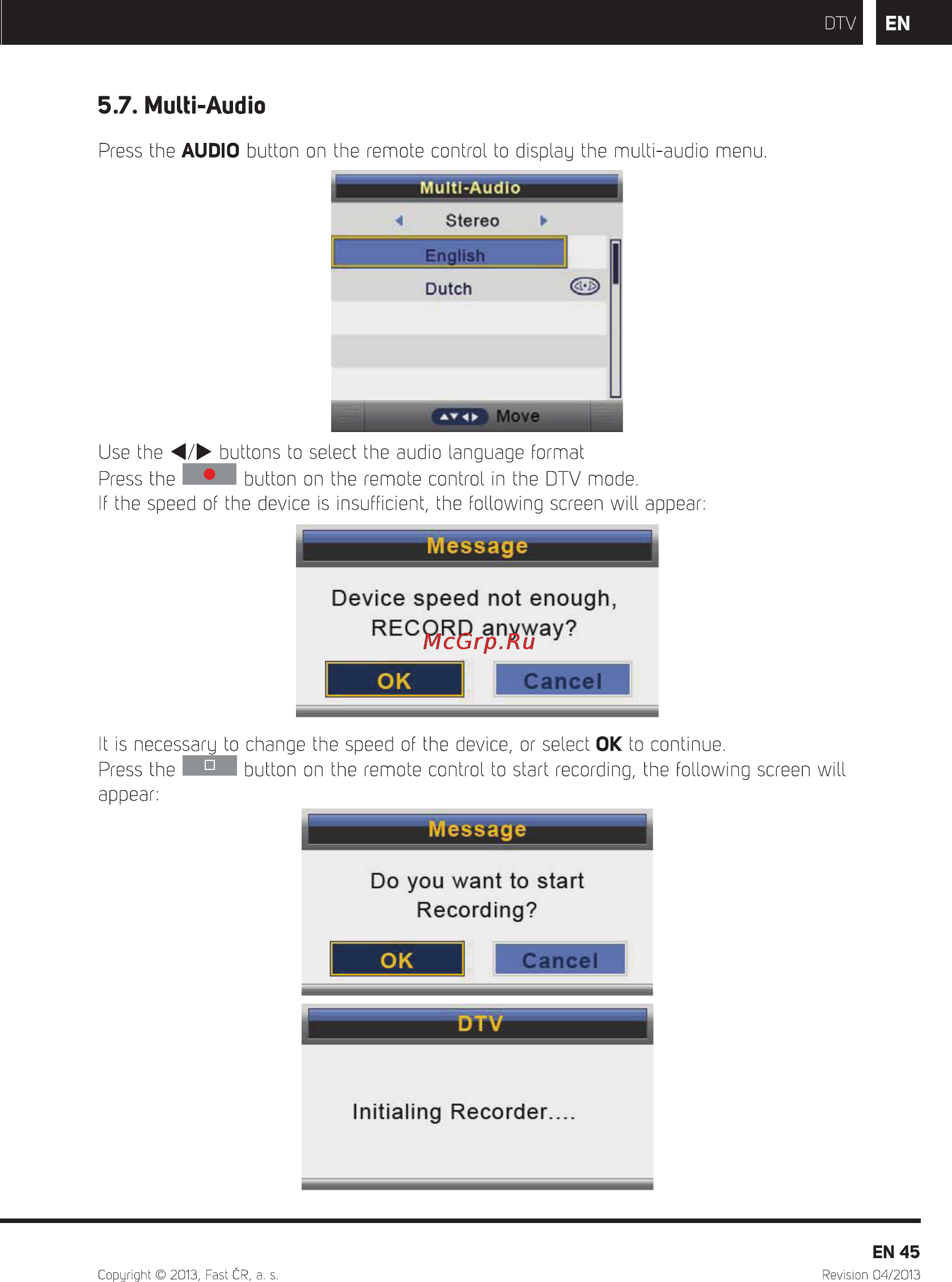 Sencor SLE 24F54M4 [47/68] Device speed not enough
