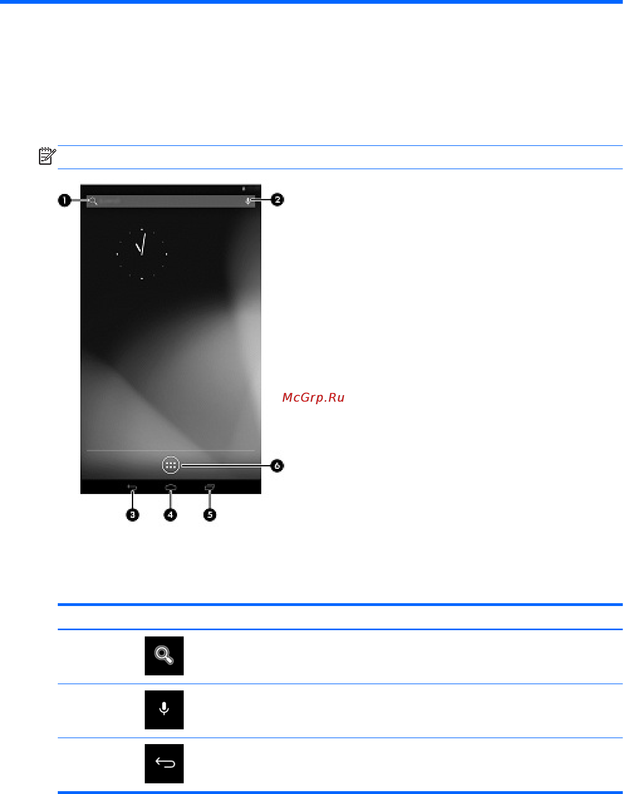 HP Slate 7 [7/20] Работа с главным экраном