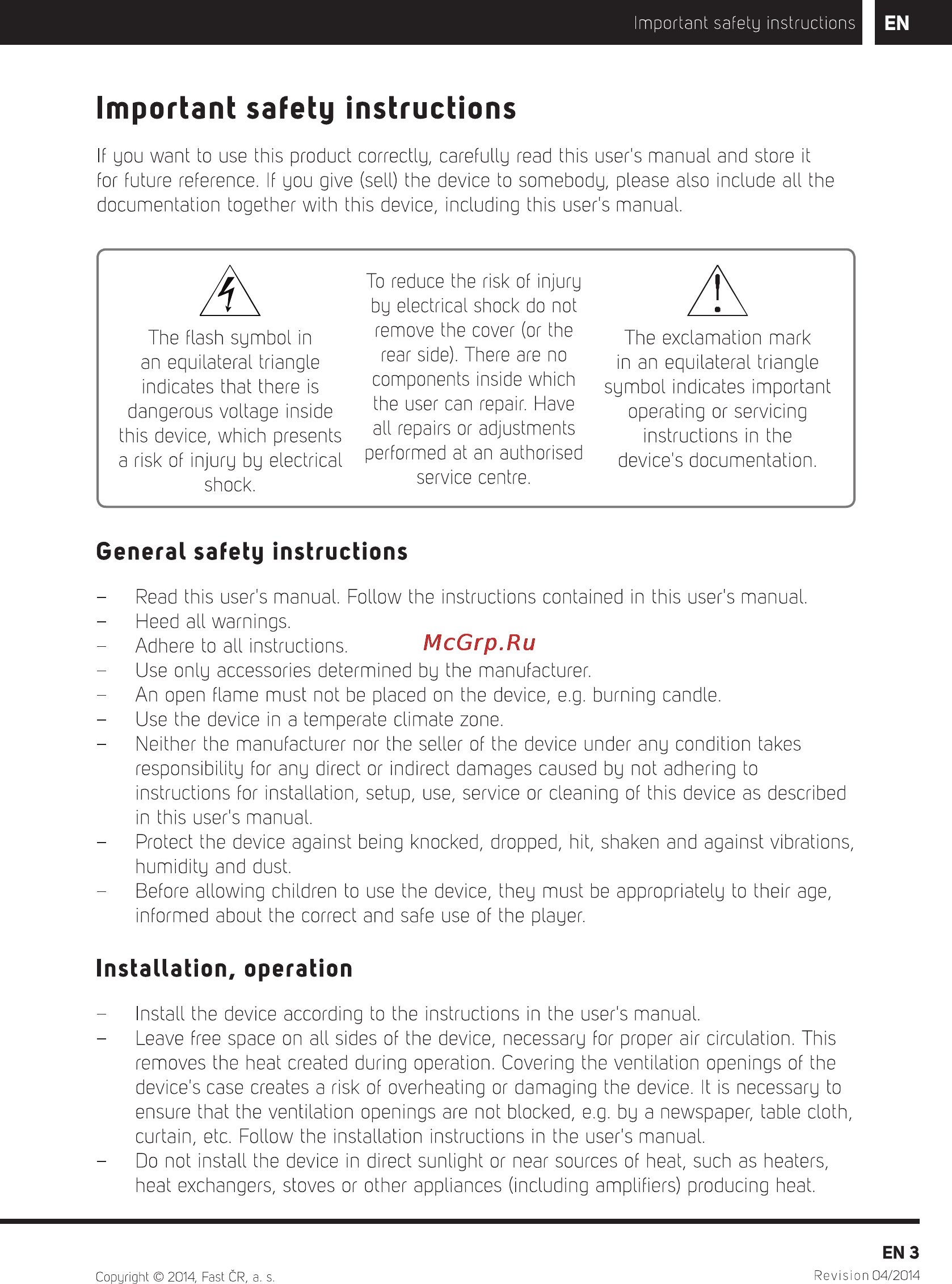 Sencor SLE 22F55M4 [5/36] Important safety instructions