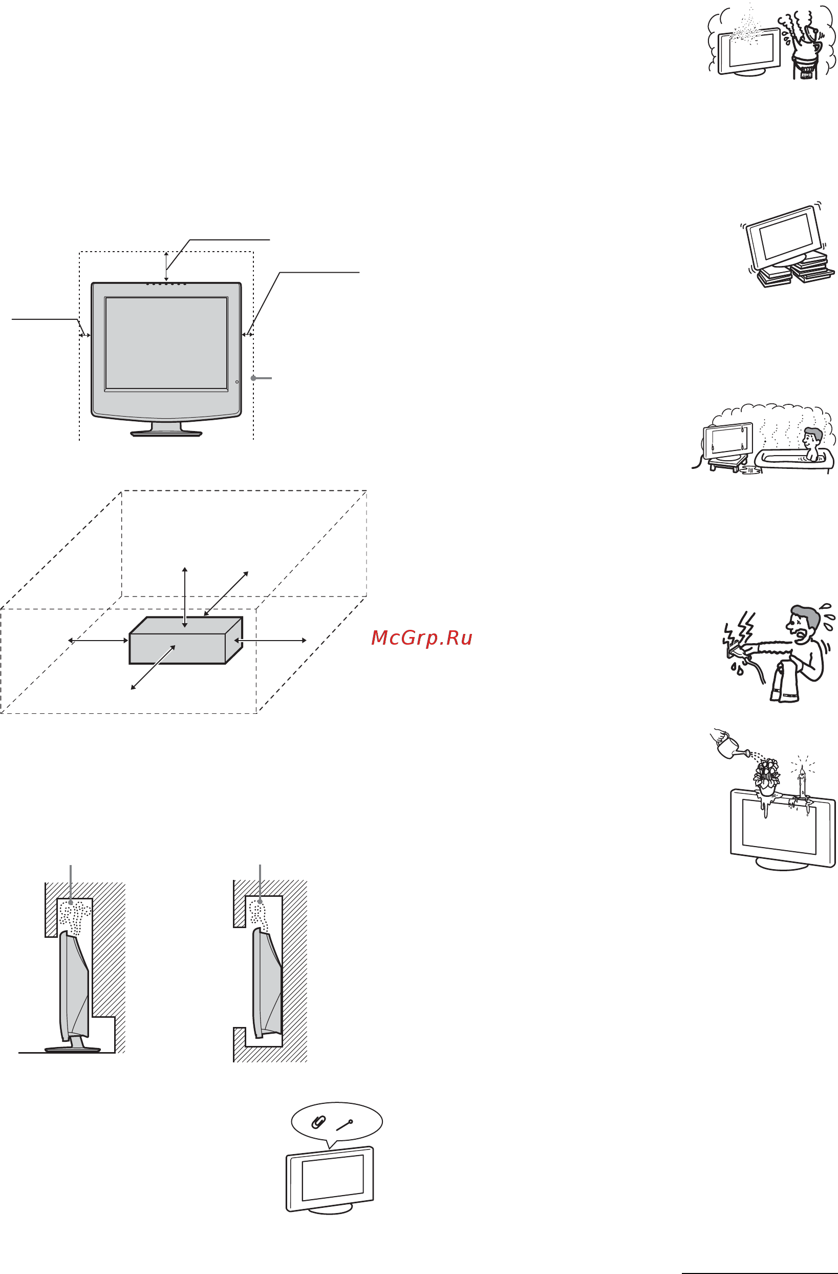 Sony VEGA KLV-15SR3E [111/180] Вентиляционные отверстия