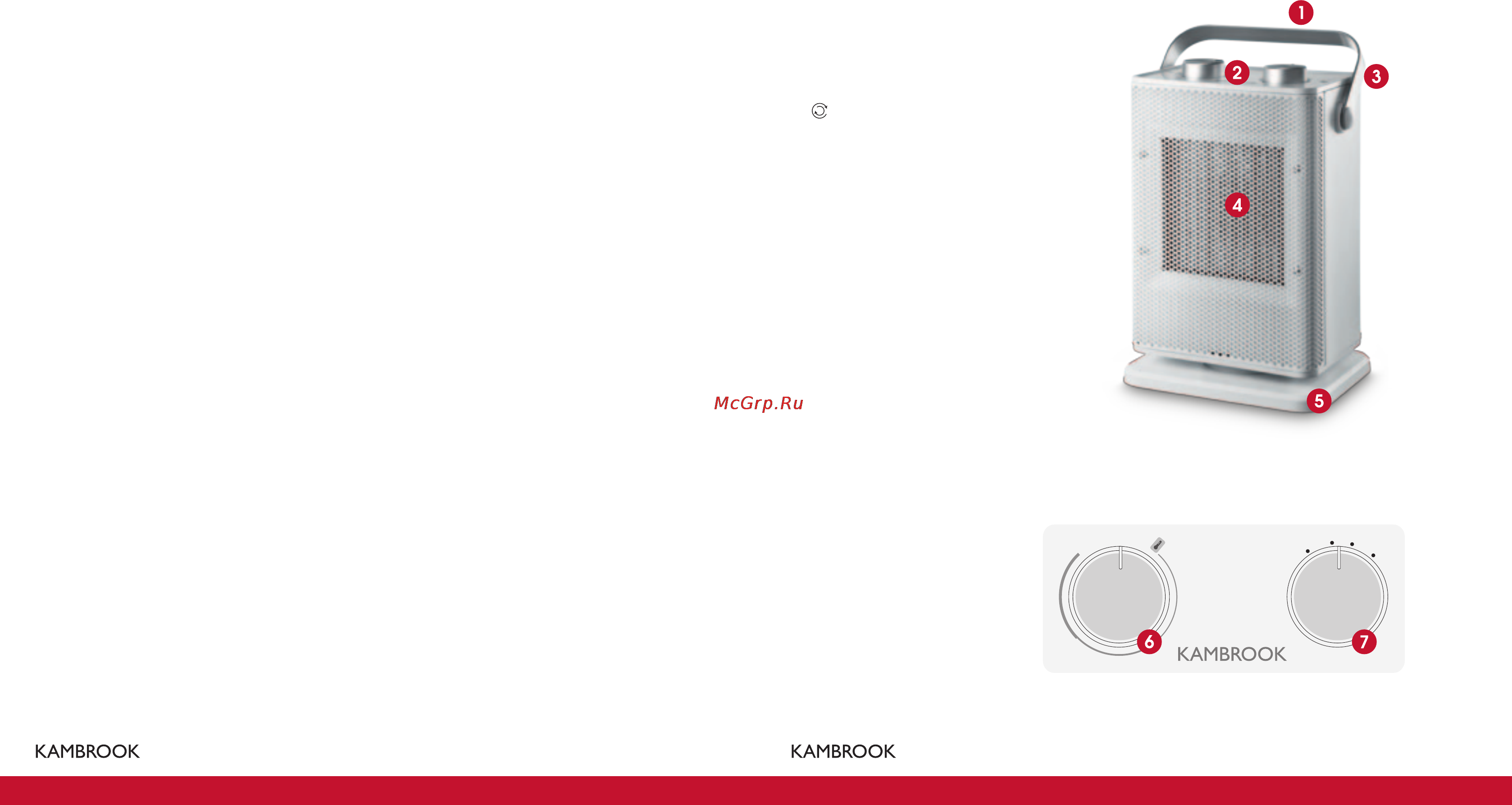 Kambrook ACH401 [2/5] Руководство по эксплуатации
