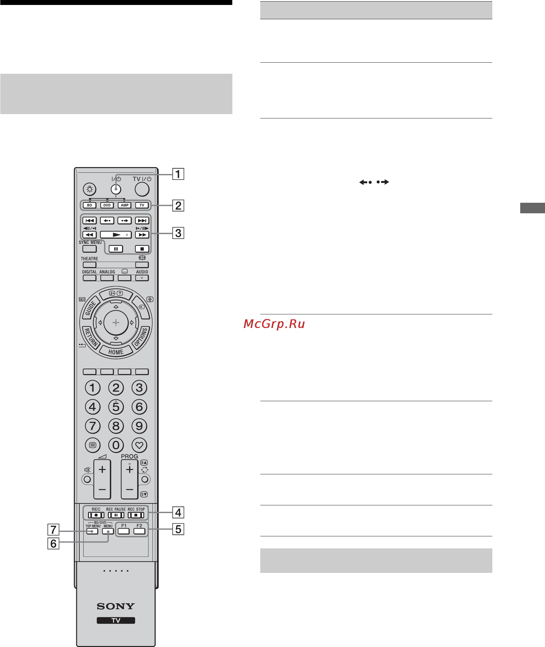 Sony BRAVIA KDL-52Z4500 [31/195] Operating optional equipment using the tv remote
