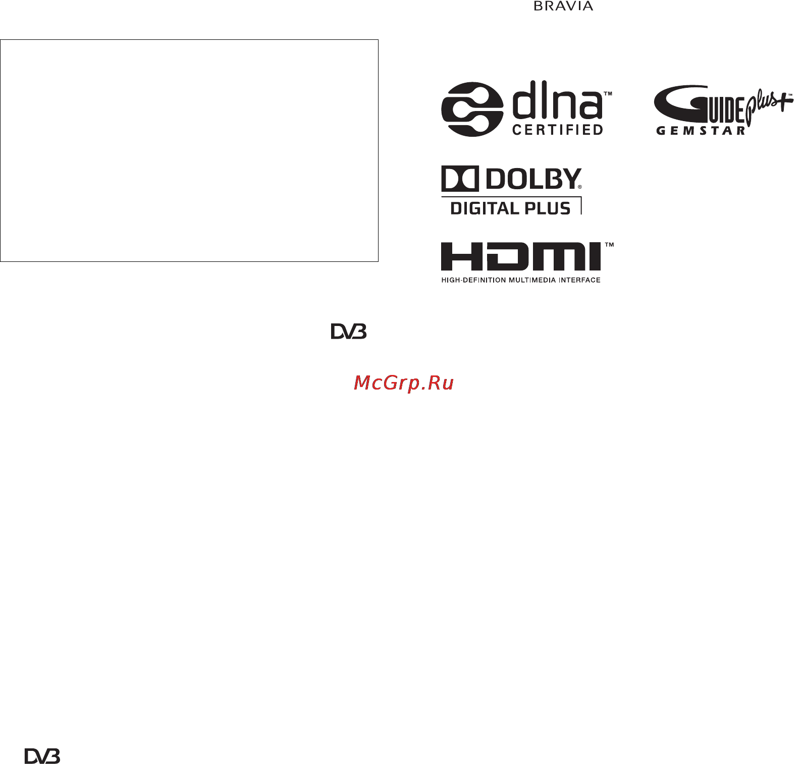 Sony BRAVIA KDL-52Z4500 [60/195] Informacja dotycząca funkcji telewizji cyfrowej
