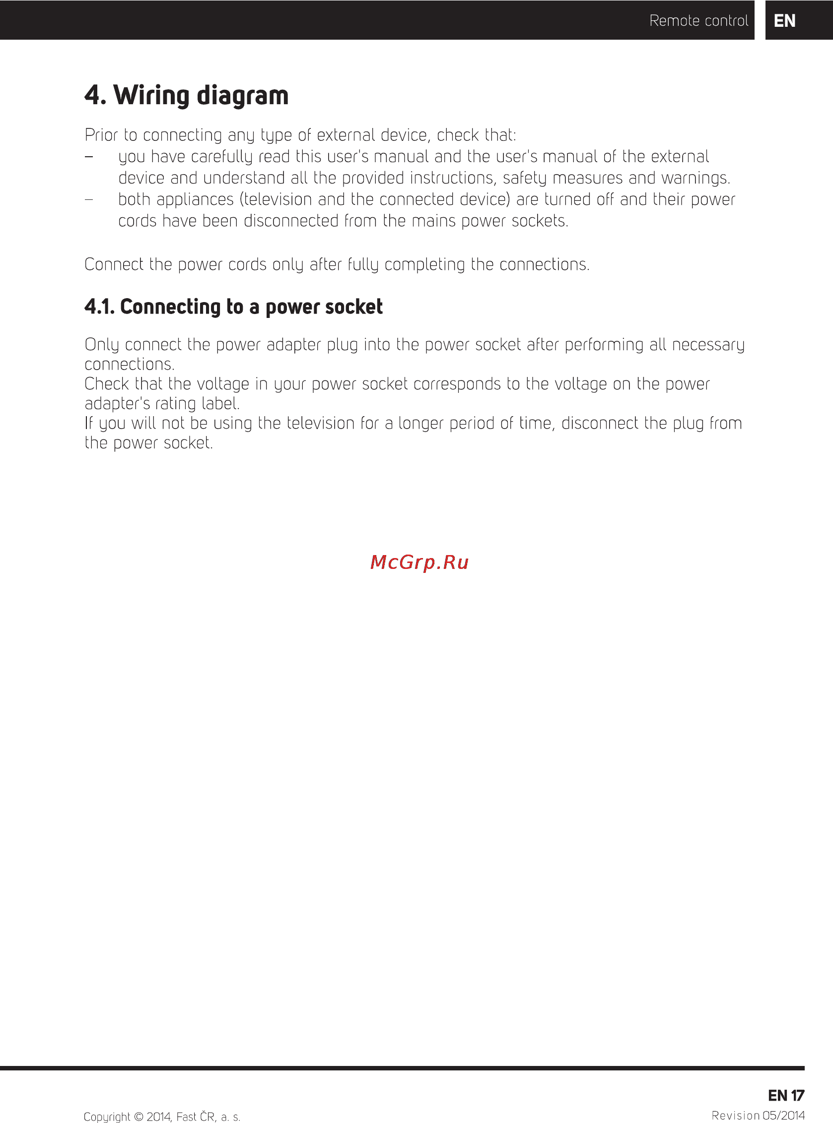Sencor SLE 1461M4 [19/40] Wiring diagram