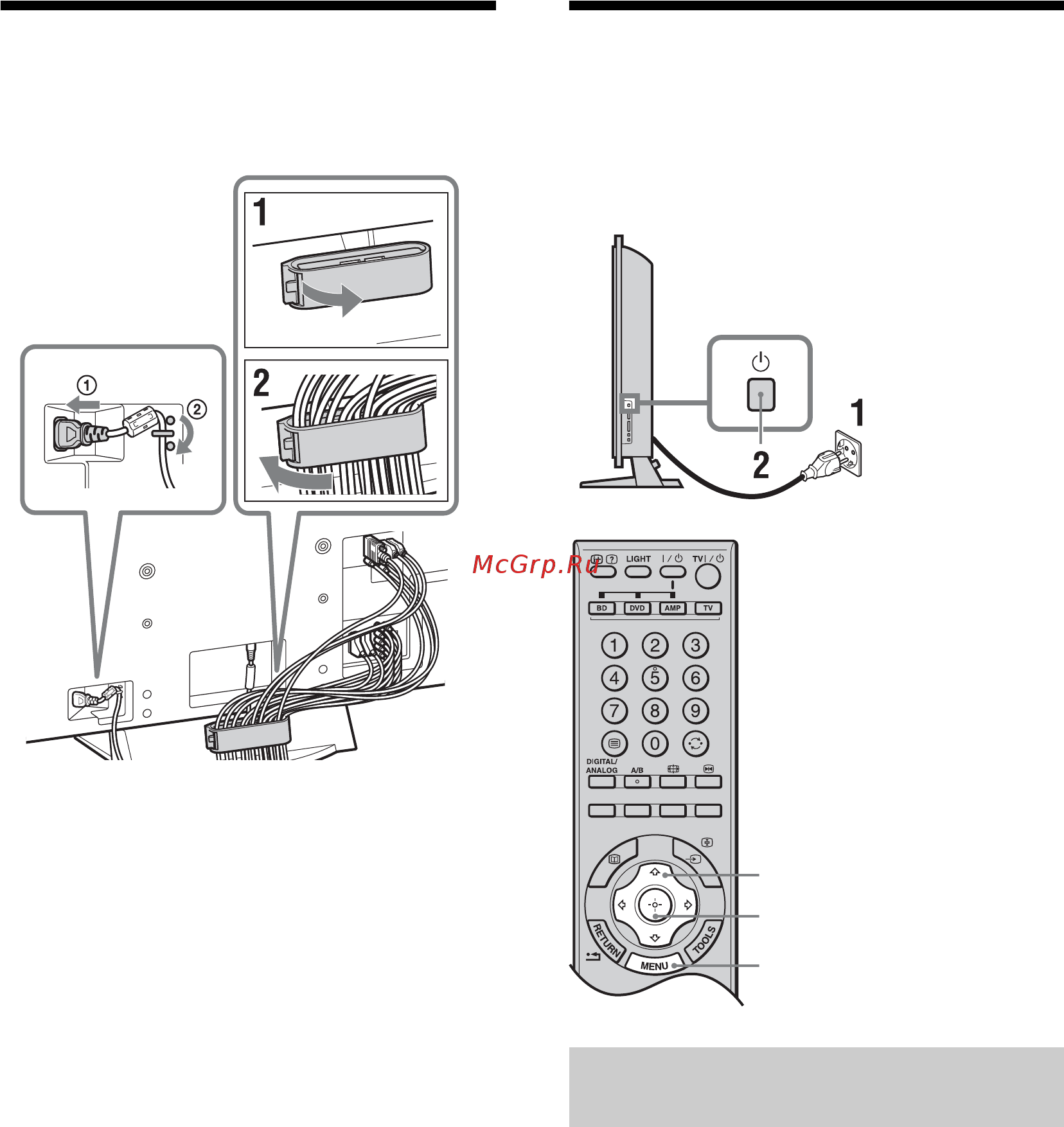 Sony BRAVIA KDL-40X3500 [54/164] Zebranie kabli w wiązkę