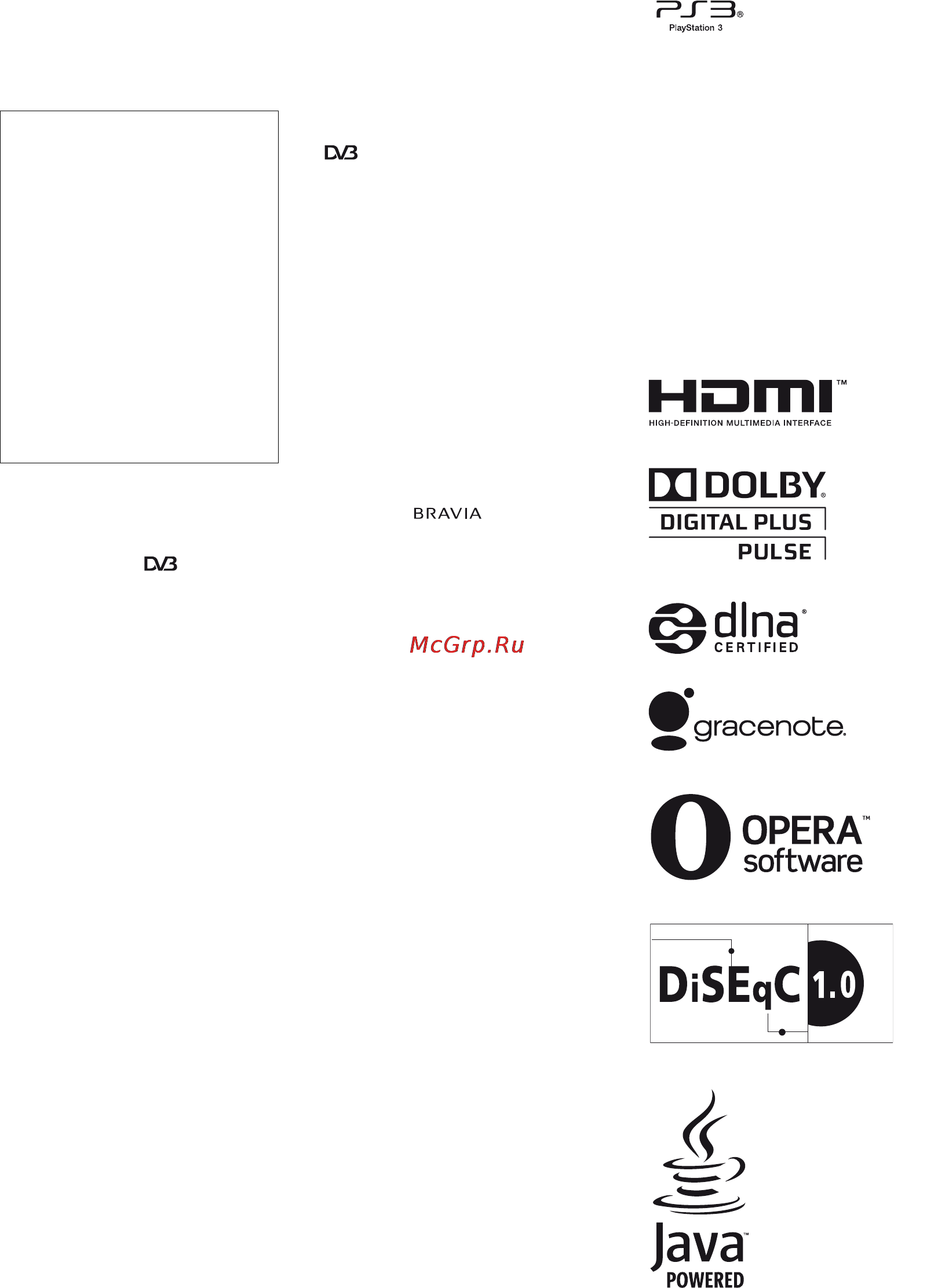 Sony BRAVIA KD-84X9005 [74/784] Información sobre las marcas comerciales