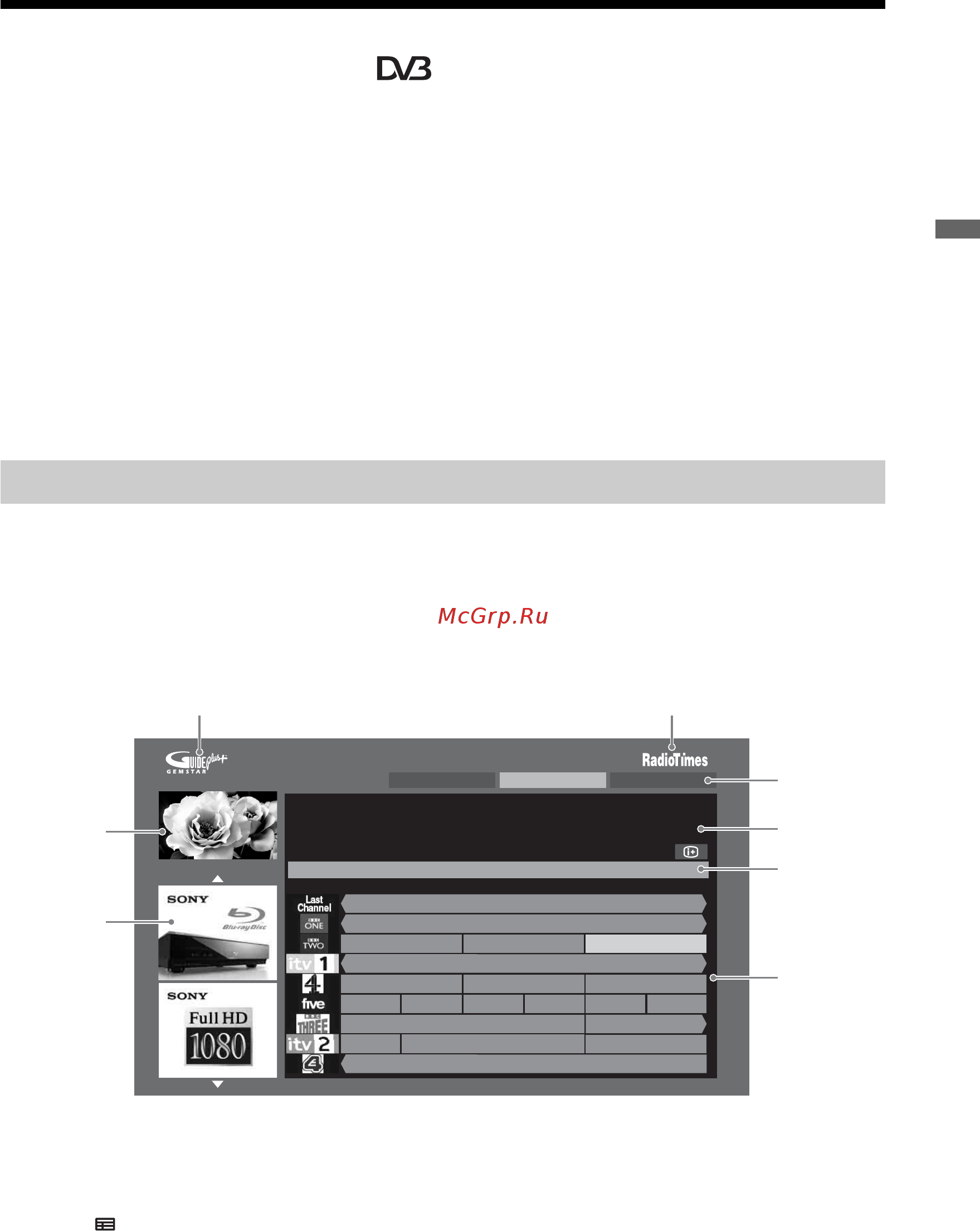Sony BRAVIA KDL-40W4710 [17/179] Using guide plus system and the digital electronic programme guide epg