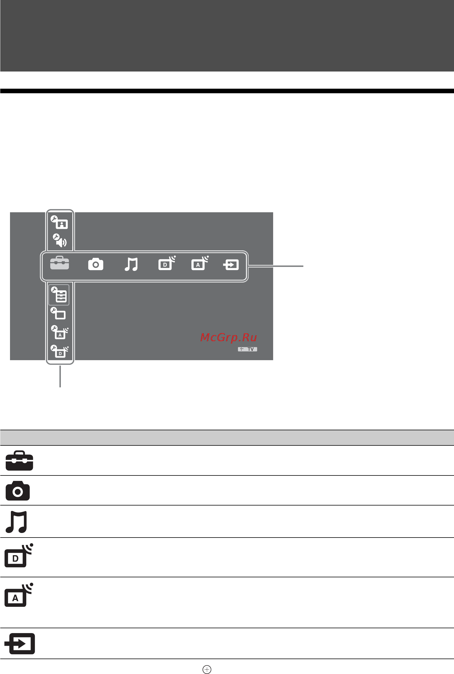Sony BRAVIA KDL-40W4710 [34/179] Using menu functions