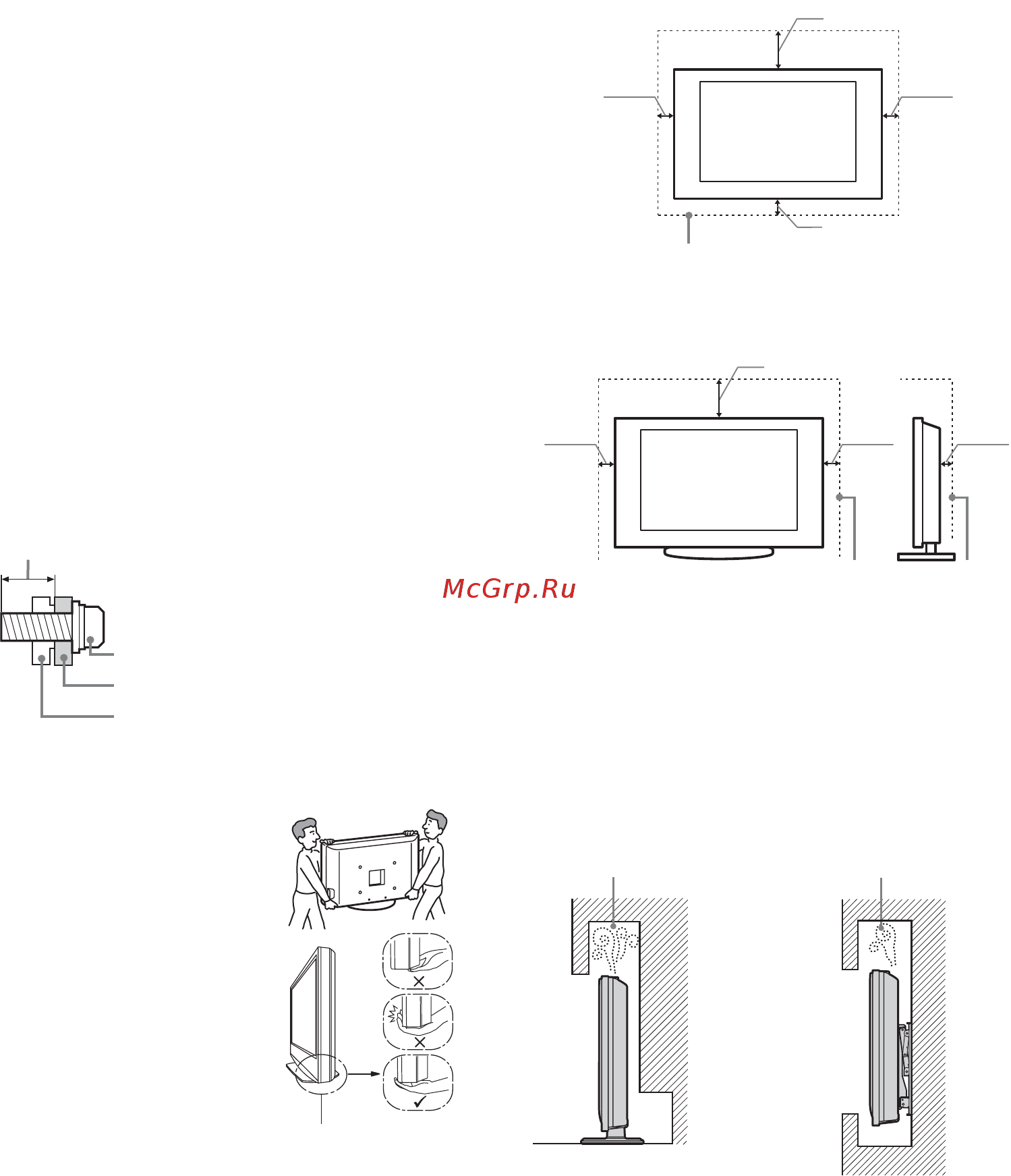 Sony BRAVIA KDL-46W4500 [9/179] Safety information