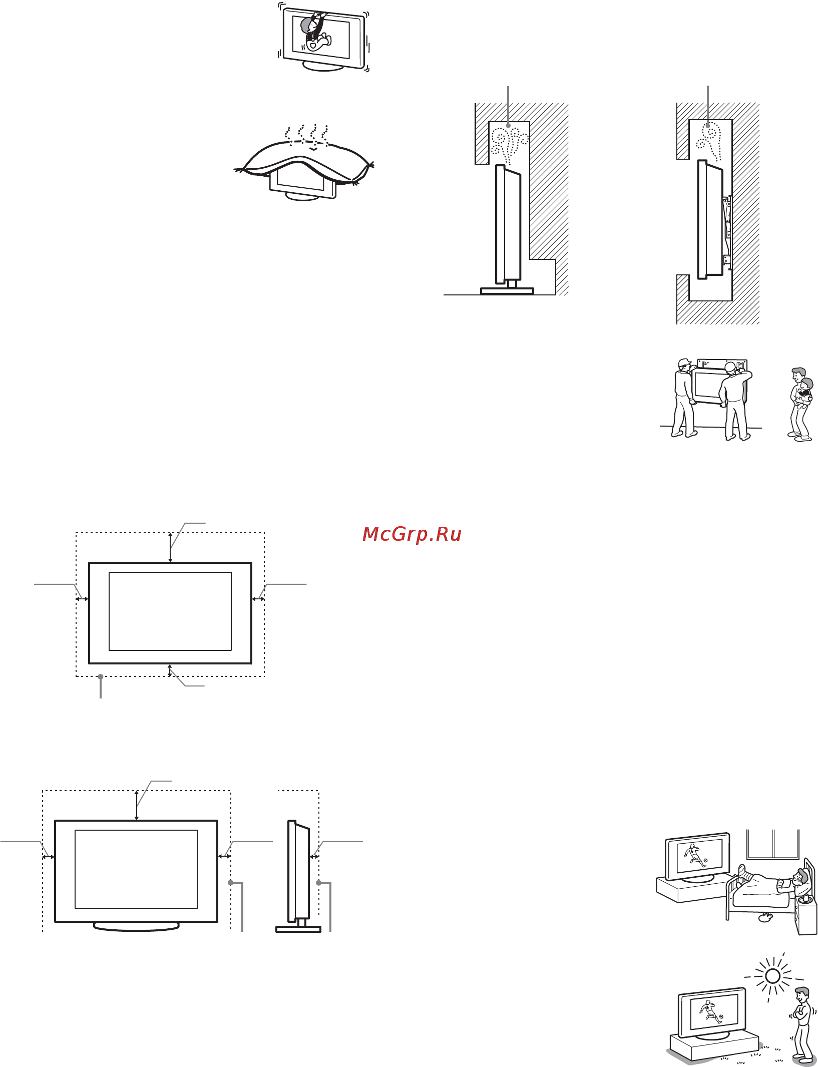 Sony BRAVIA KDL-40W2000 [148/236] Вентиляция