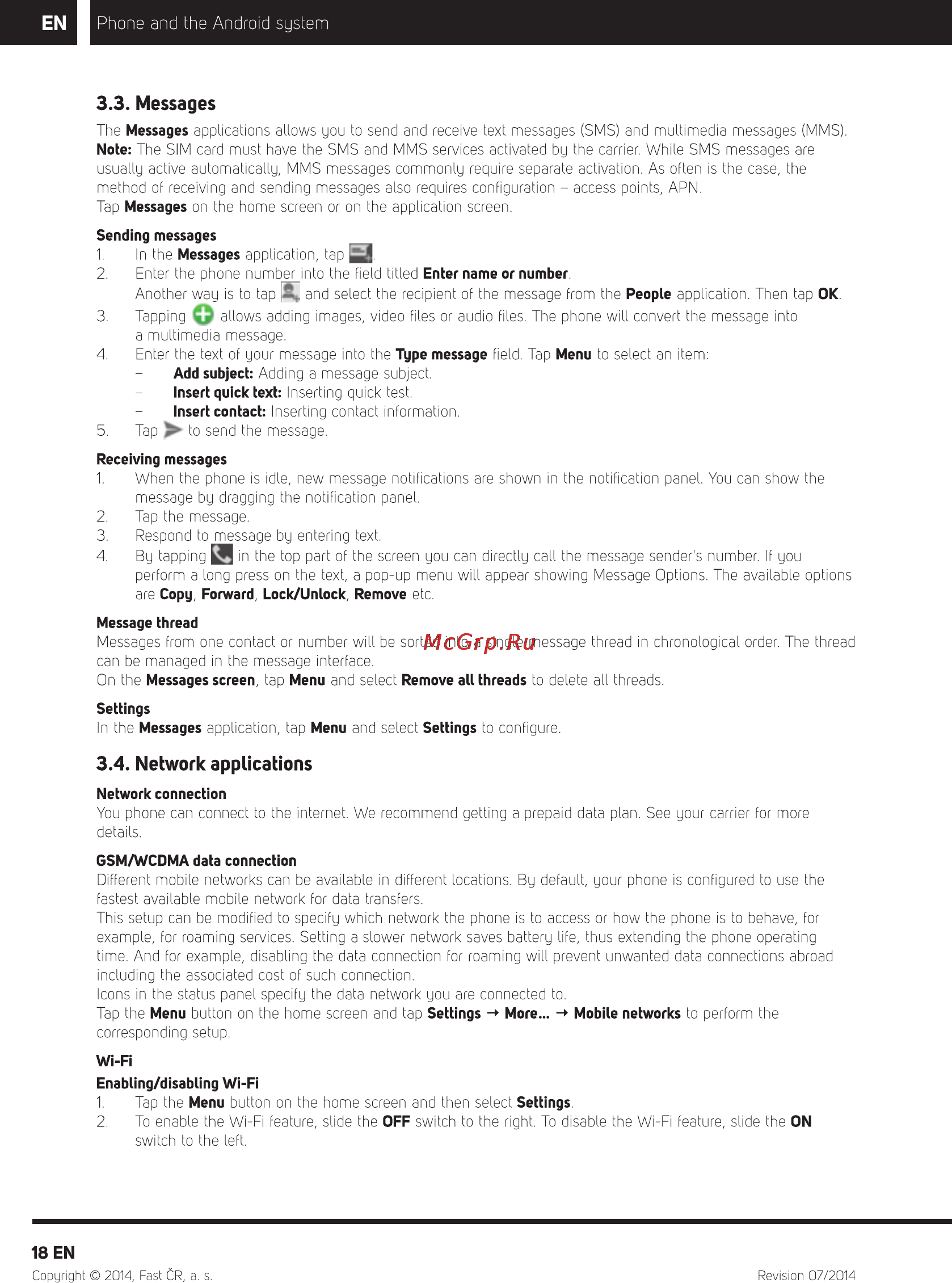 Sencor Element P401 White [19/32] Messages