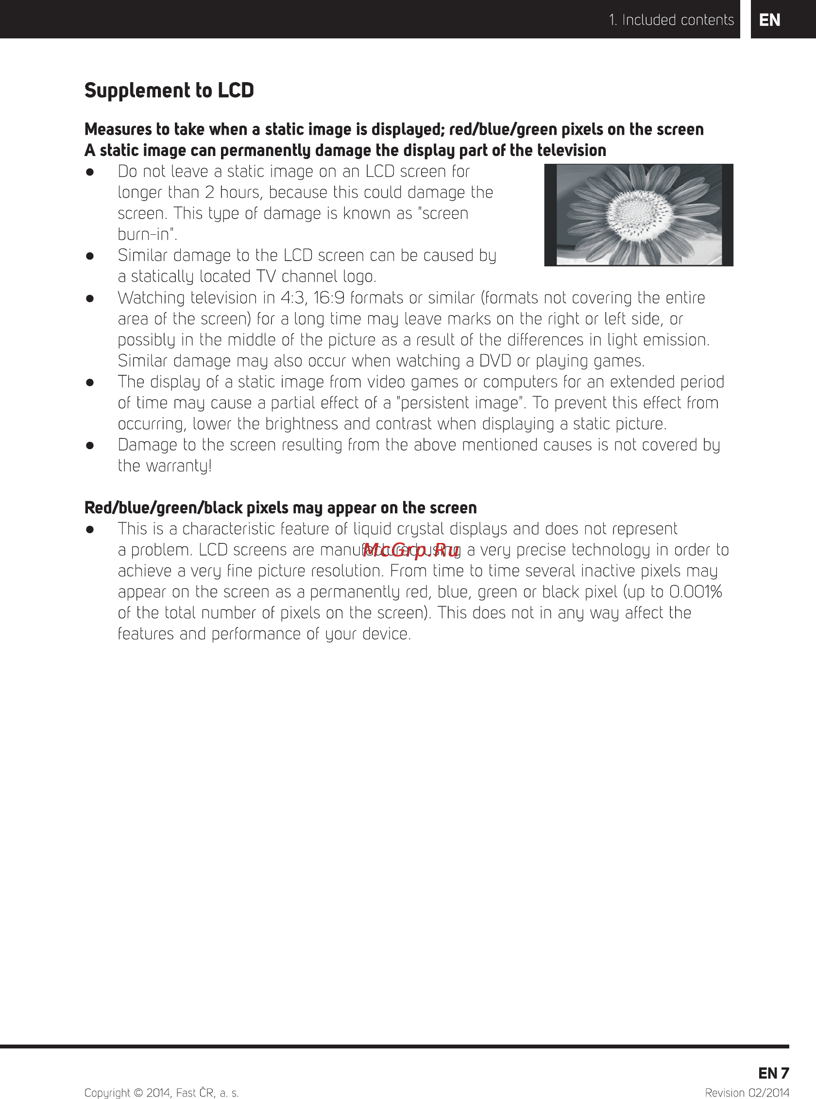 Sencor ELEMENT 10.1Q202 [9/36] Supplement to lcd