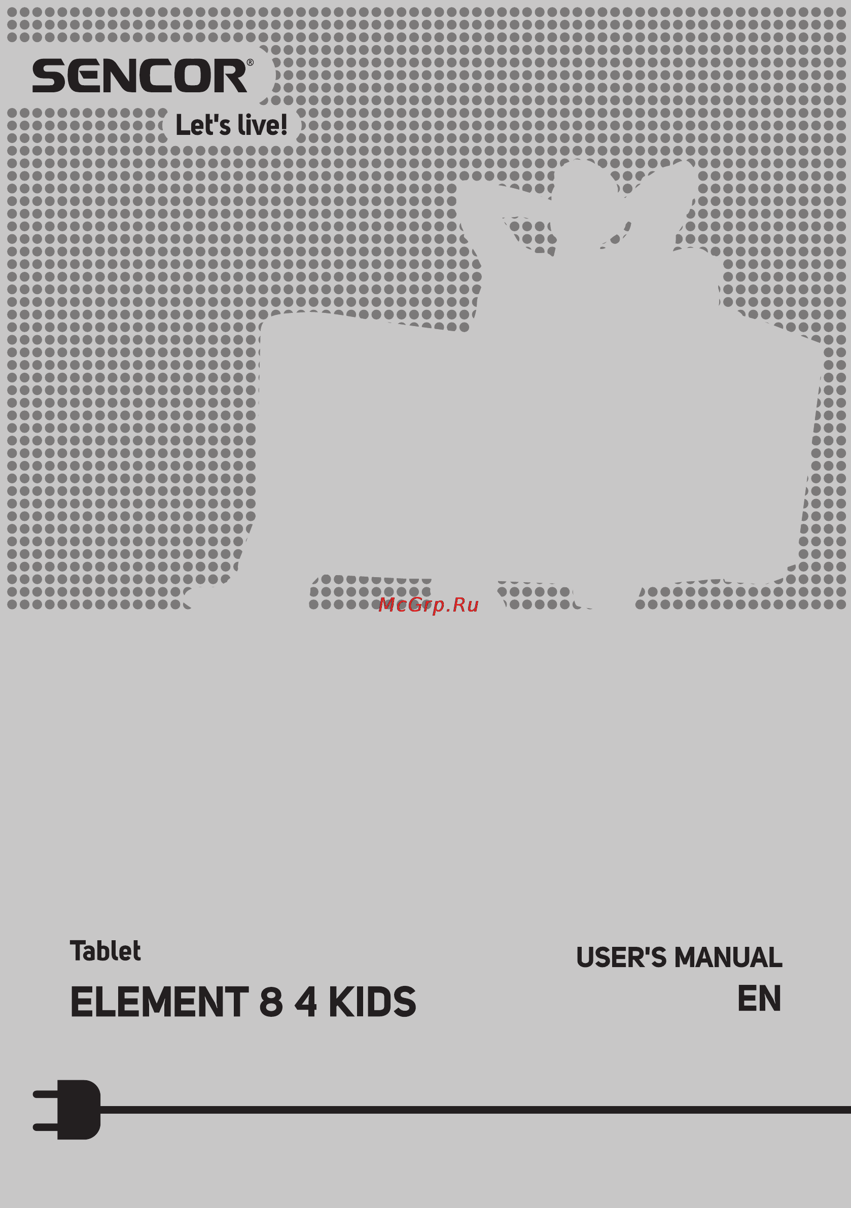 Sencor ELEMENT 8 4KIDS Инструкция по эксплуатации онлайн