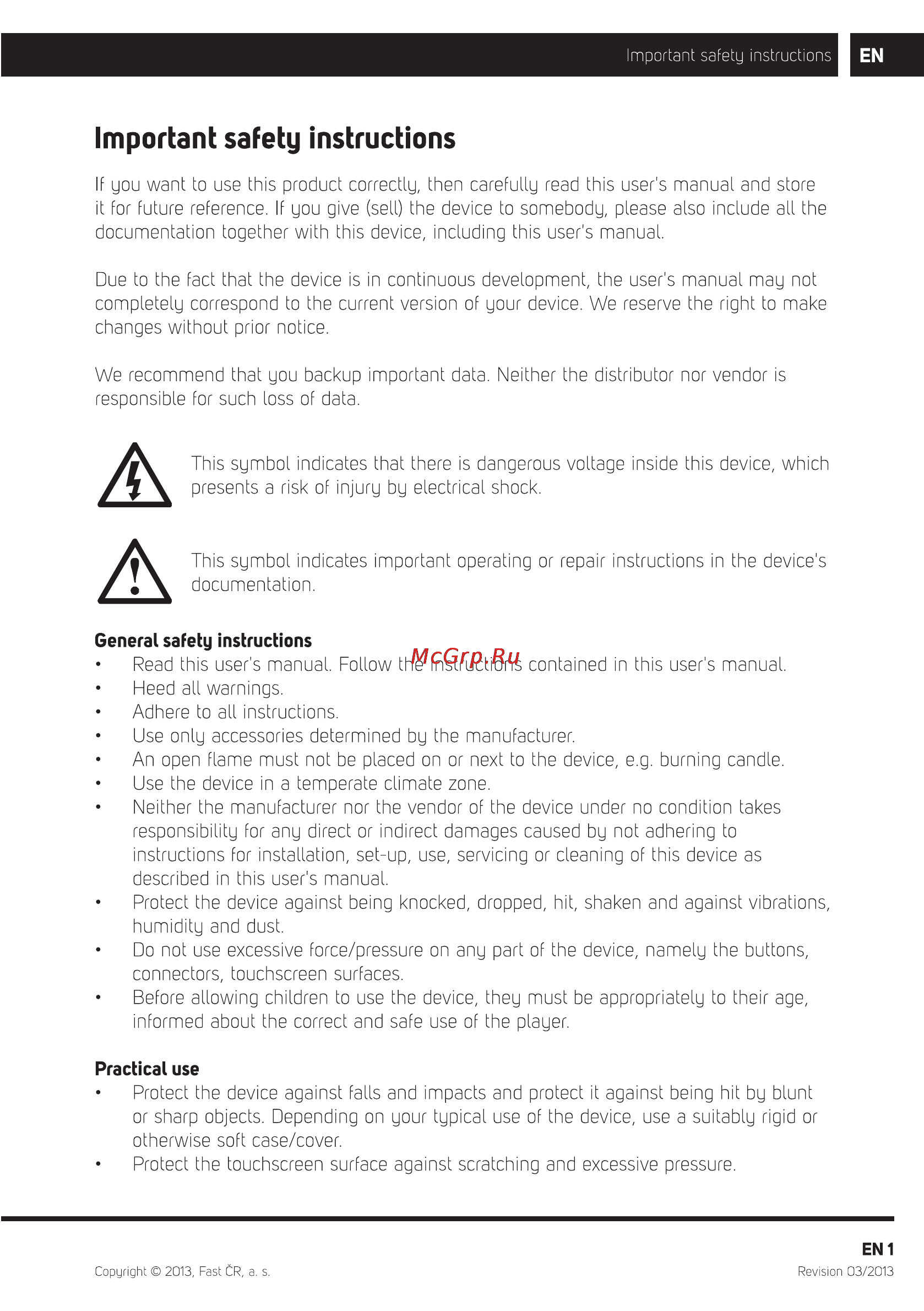 Sencor ELEMENT 8 4KIDS [3/16] Important safety instructions