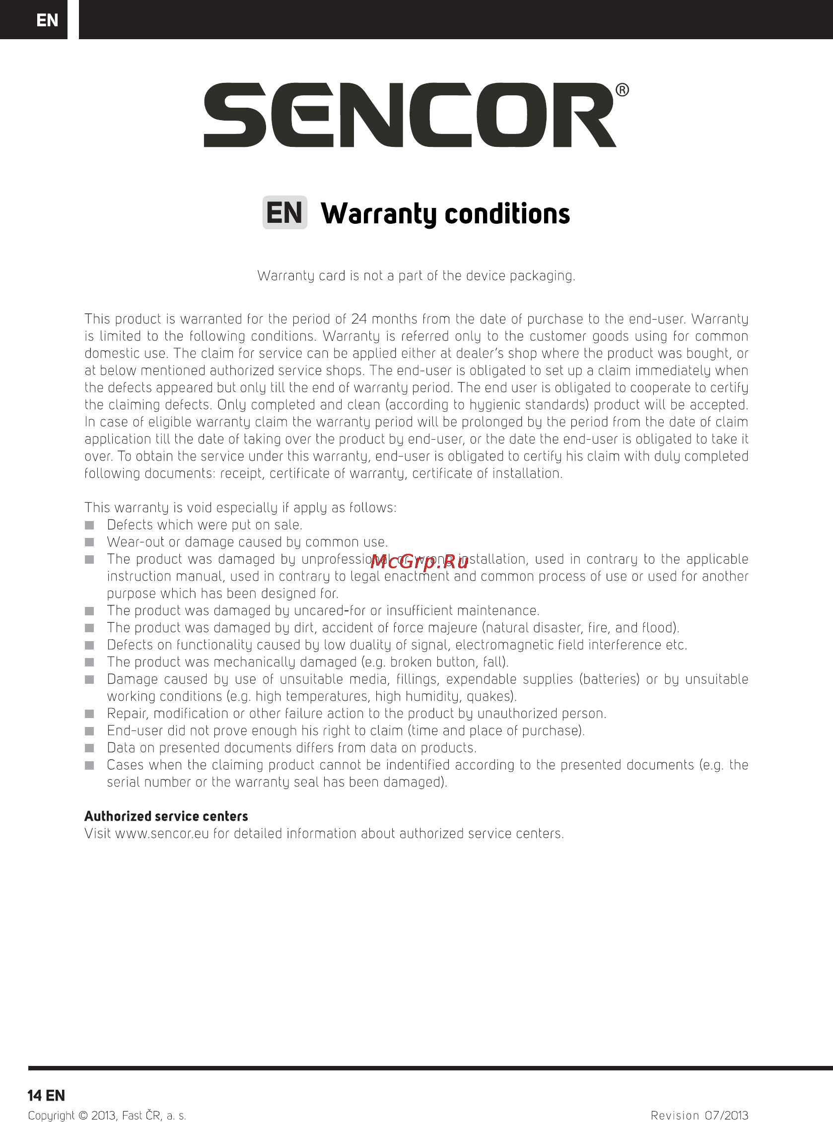 Sencor ELEMENT 7.85Q101 [16/17] Sencor
