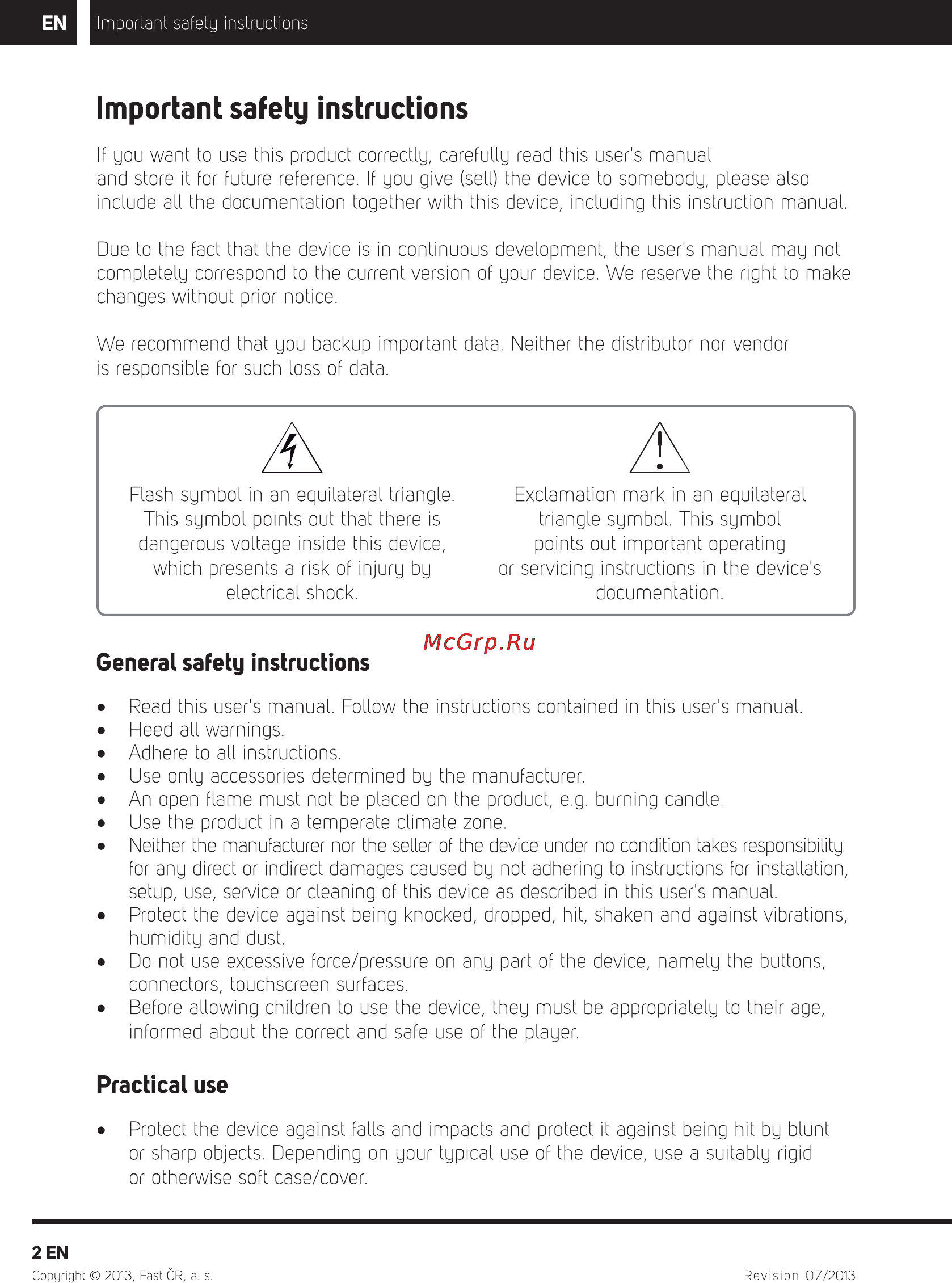 Sencor ELEMENT 7.85Q101 [4/17] Important safety instructions