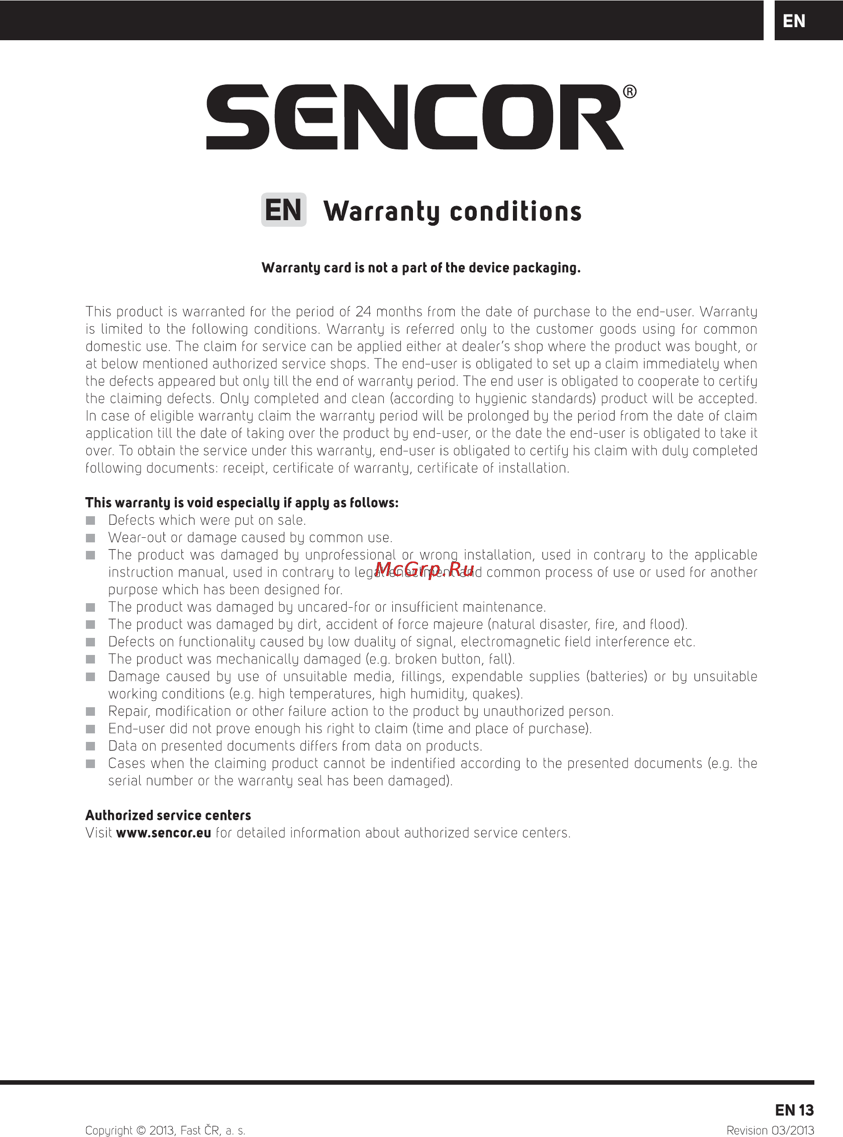 Sencor ELEMENT 7 V3 [15/16] Sencor