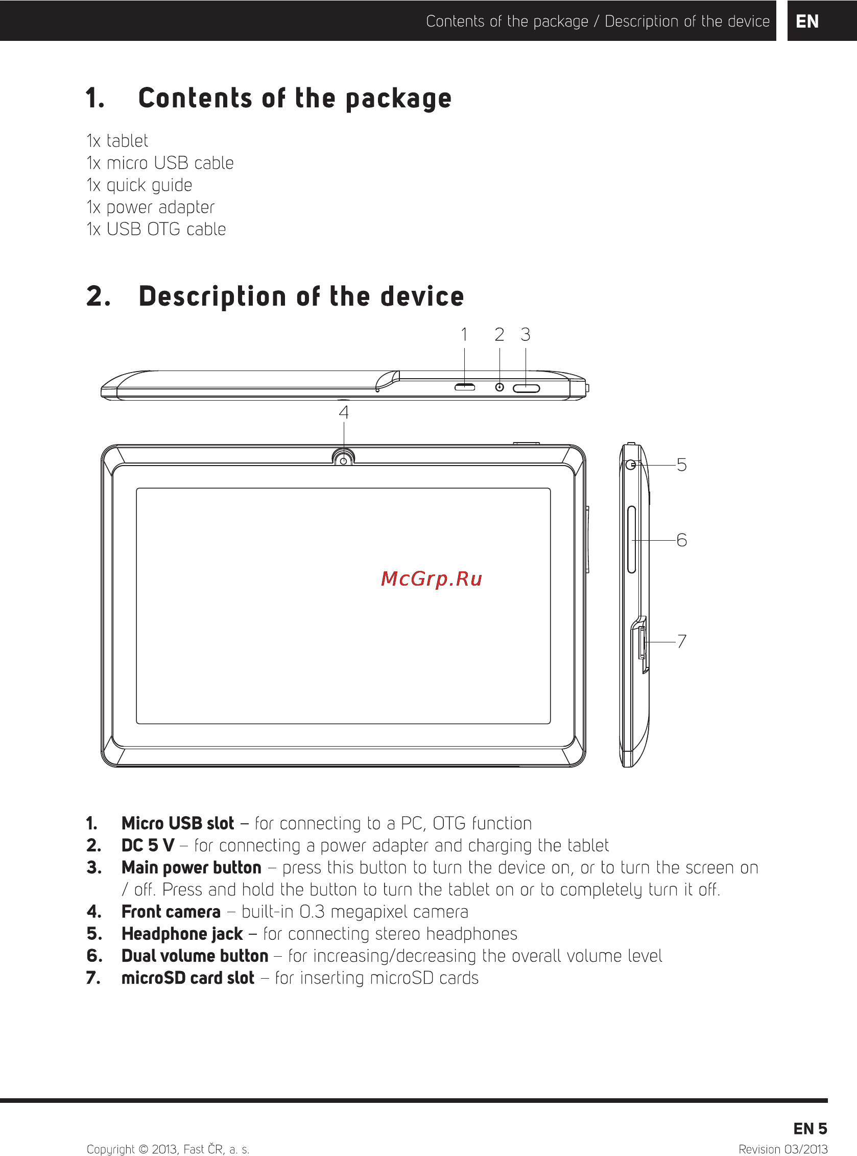 Sencor ELEMENT 7 V3 [7/16] Contents of the package