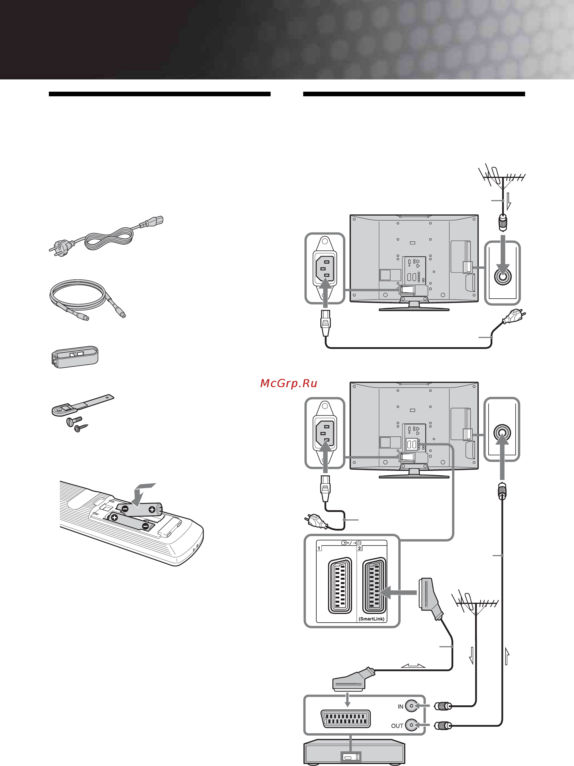 Sony BRAVIA KDL-40V2500 [4/216] Startguide