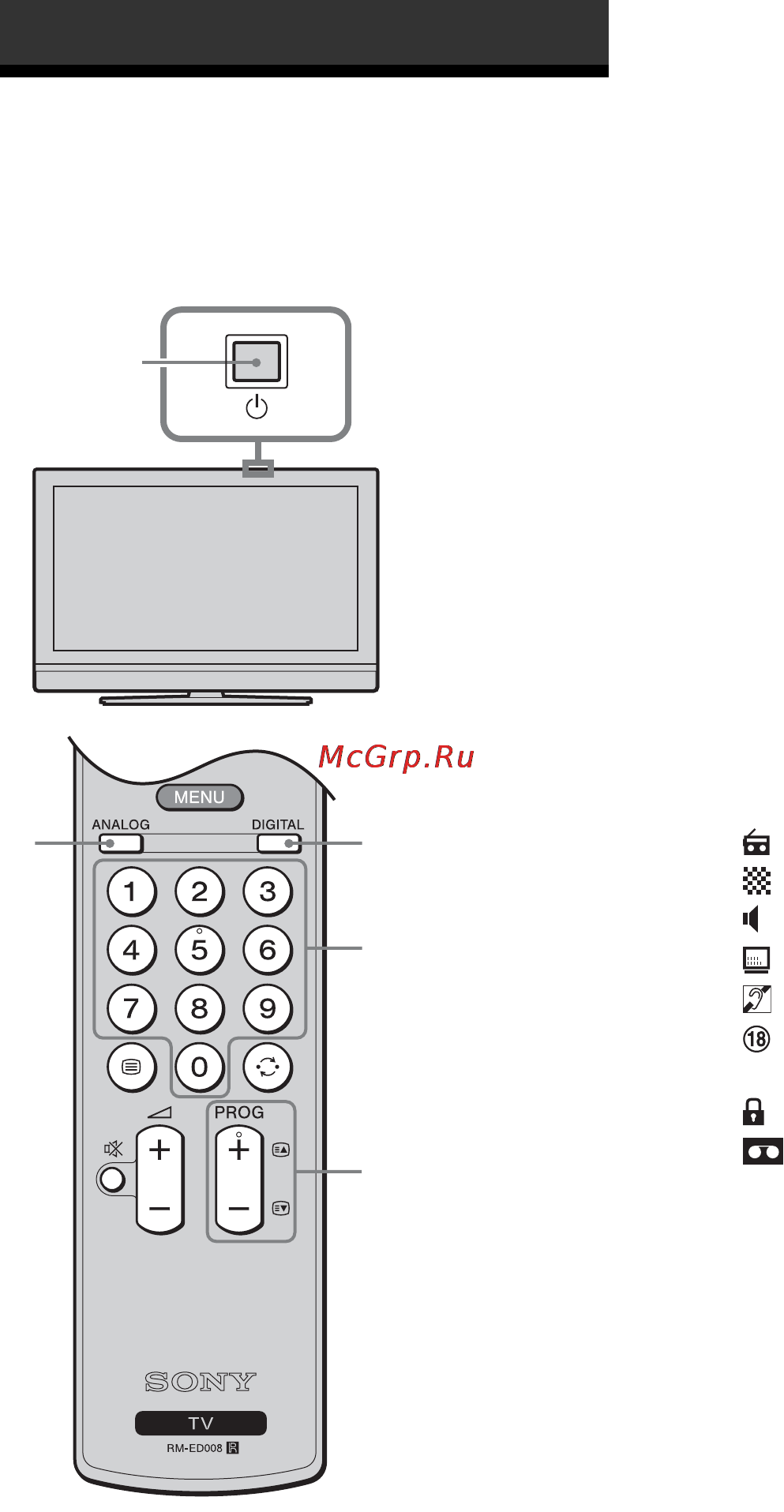 Sony BRAVIA KDL-40V2500 [94/216] Παρακ λ ύθηση τηλε ρασης