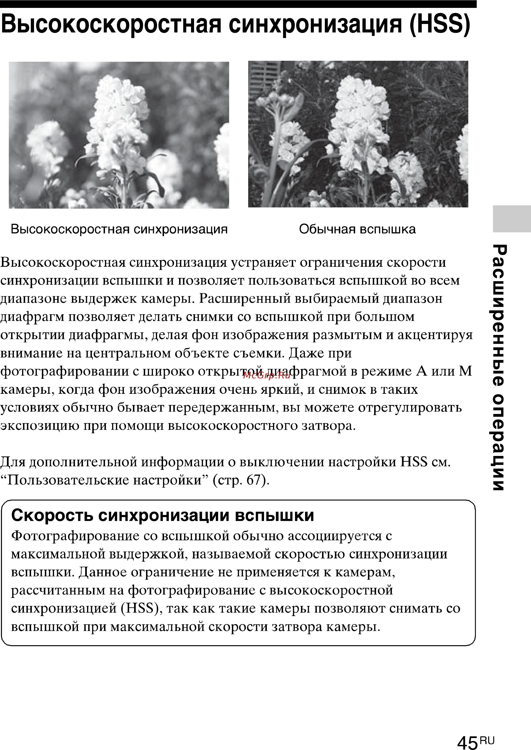 Sony HVL-F43M [45/80] Высокоскоростная синхронизация н88