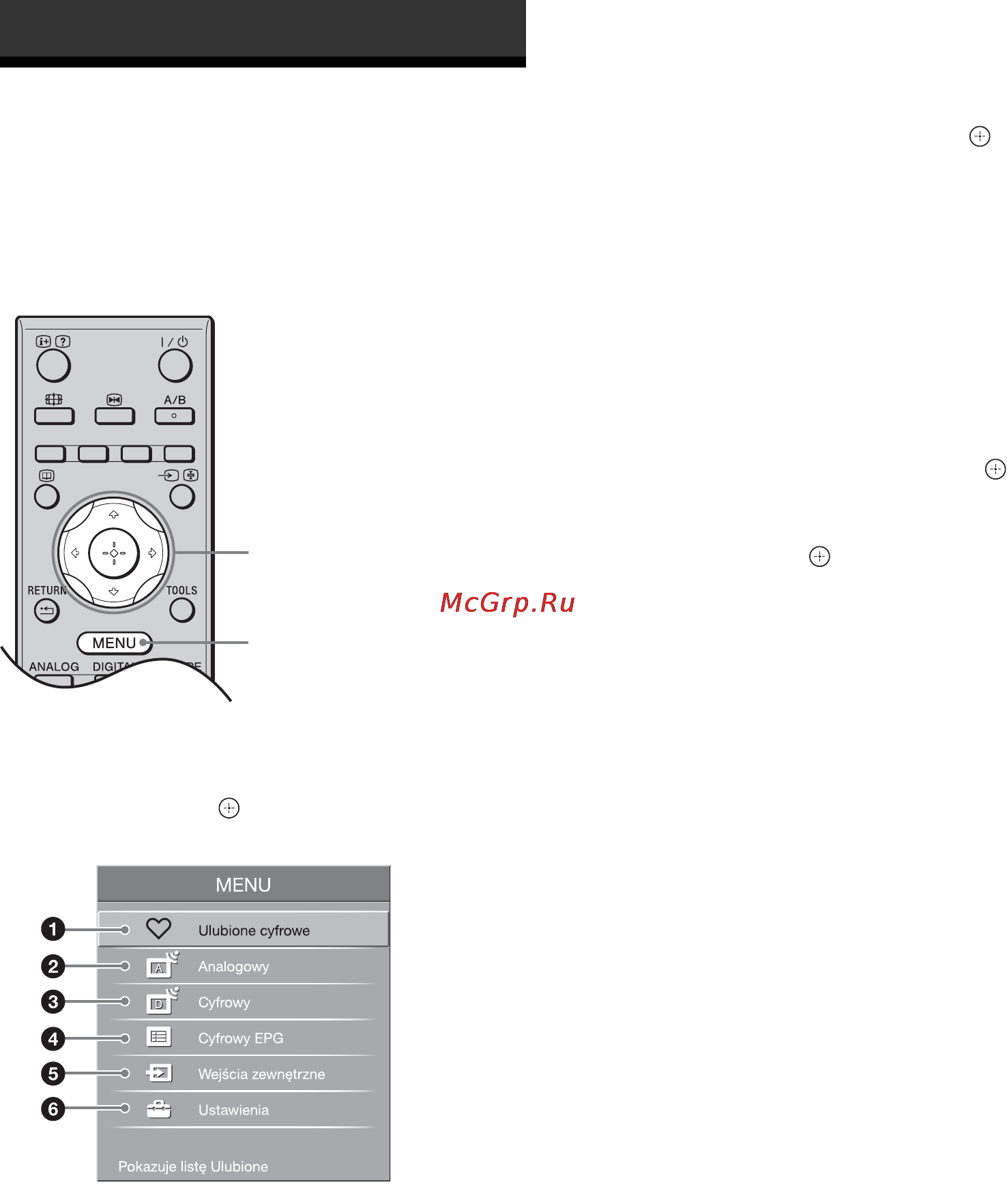 Sony BRAVIA KDL-46V3000 [232/300] Używanie funkcji menu