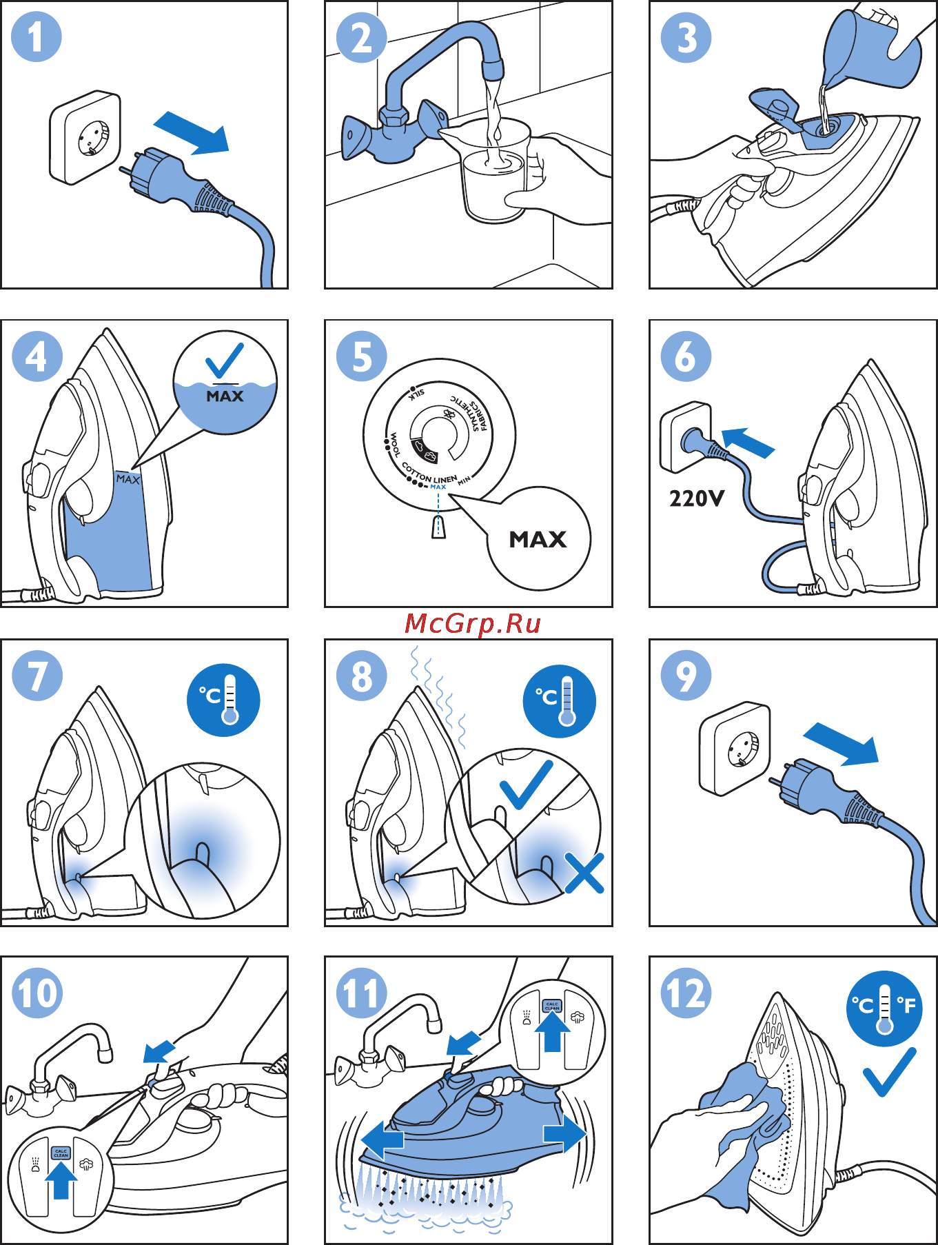 Philips EcoCare GC3720/32 Инструкция по эксплуатации онлайн [17/28] 87533