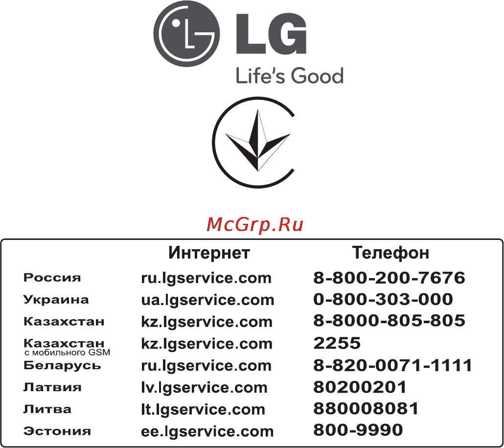 LG MS2043H Инструкция по эксплуатации онлайн [51/51] 31831
