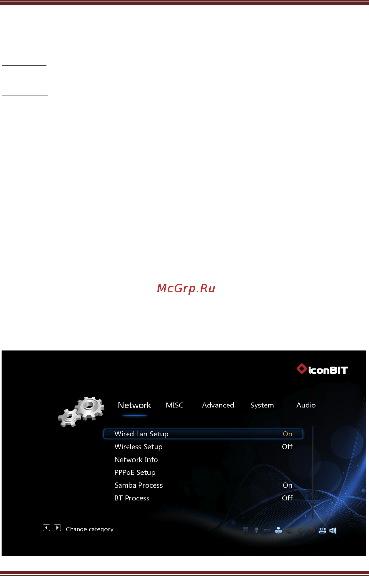 Iconbit XDS4403D [10/81] Initial setup