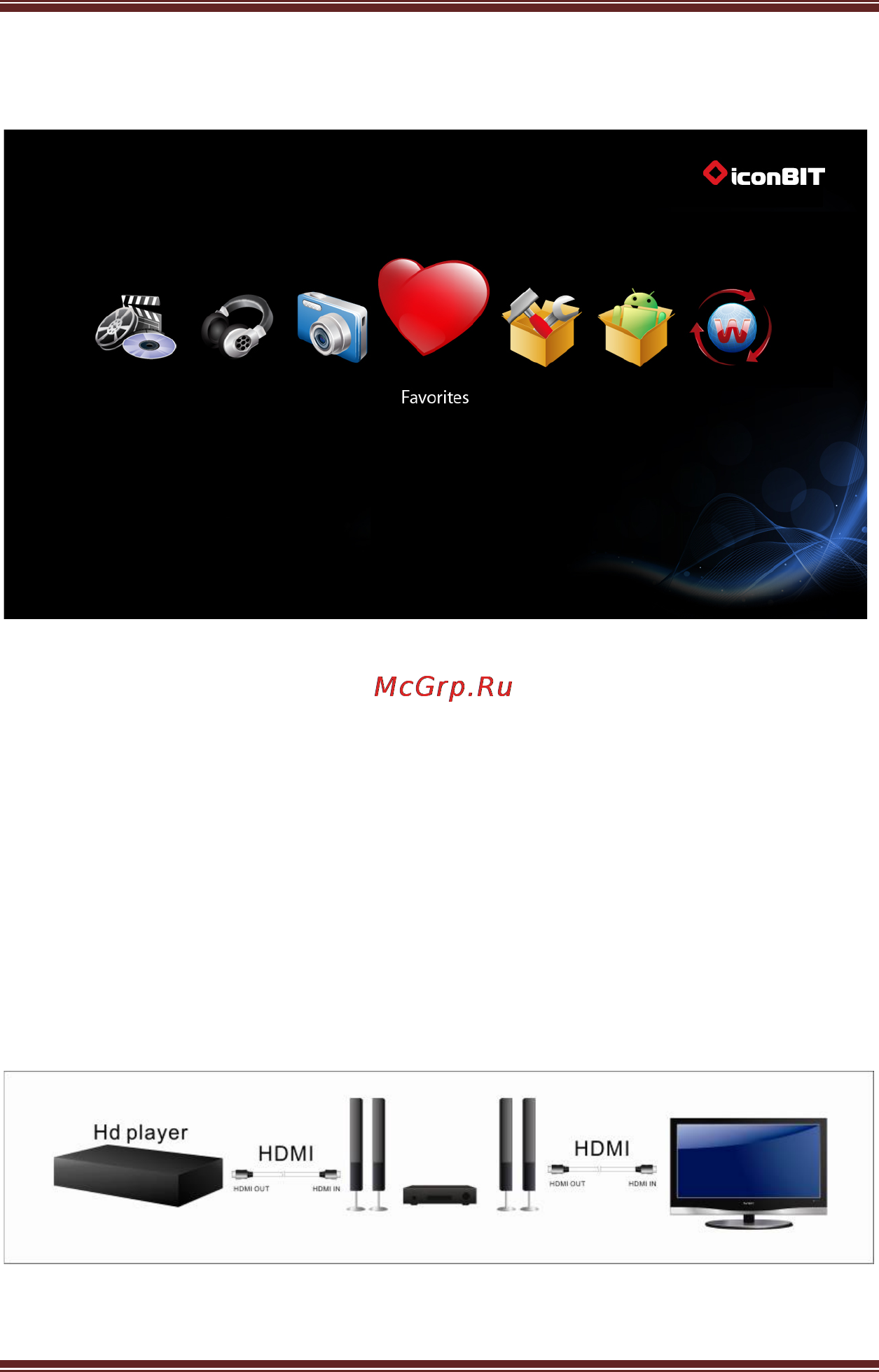 Iconbit XDS4403D [28/81] Favorites