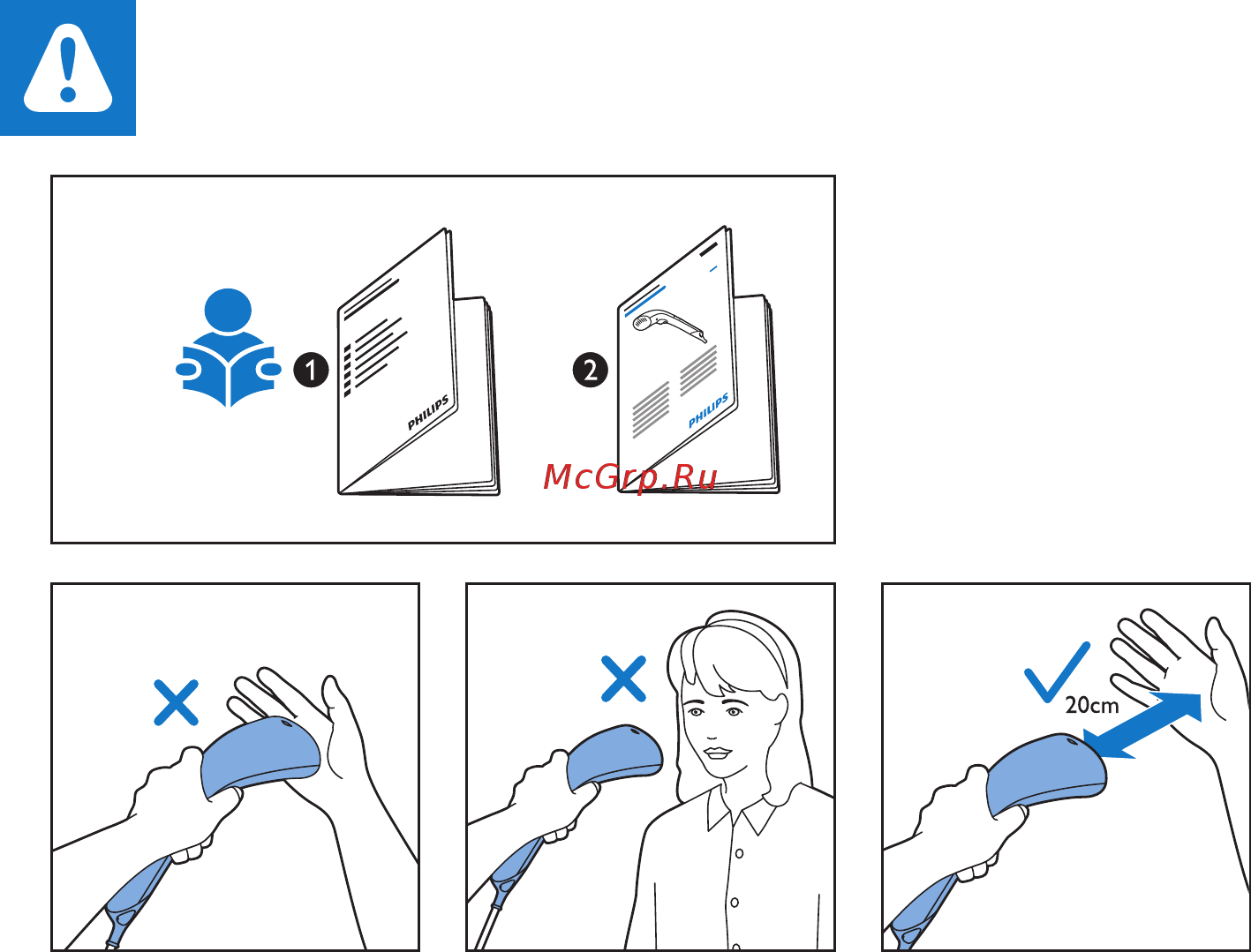 Philips Steam&Go GC320/25 Инструкция по эксплуатации онлайн [4/24] 87737