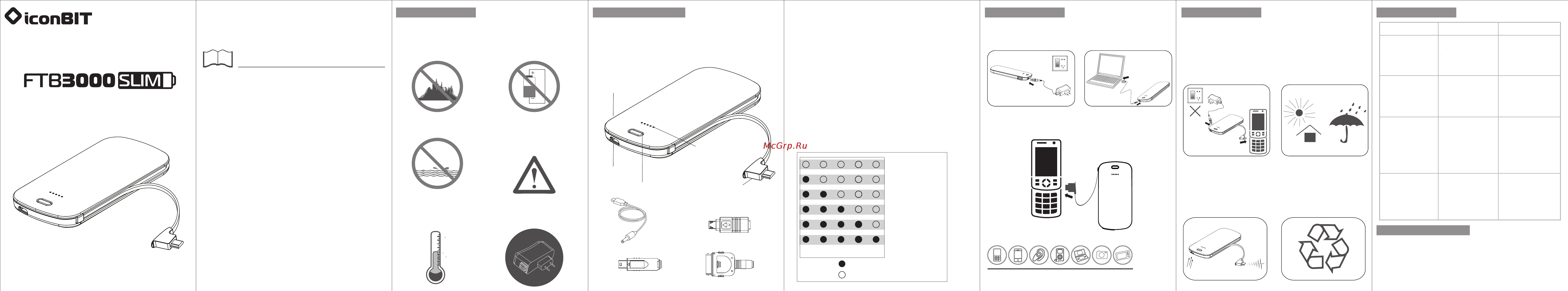 Iconbit FTB3000SLIM Инструкция по эксплуатации онлайн