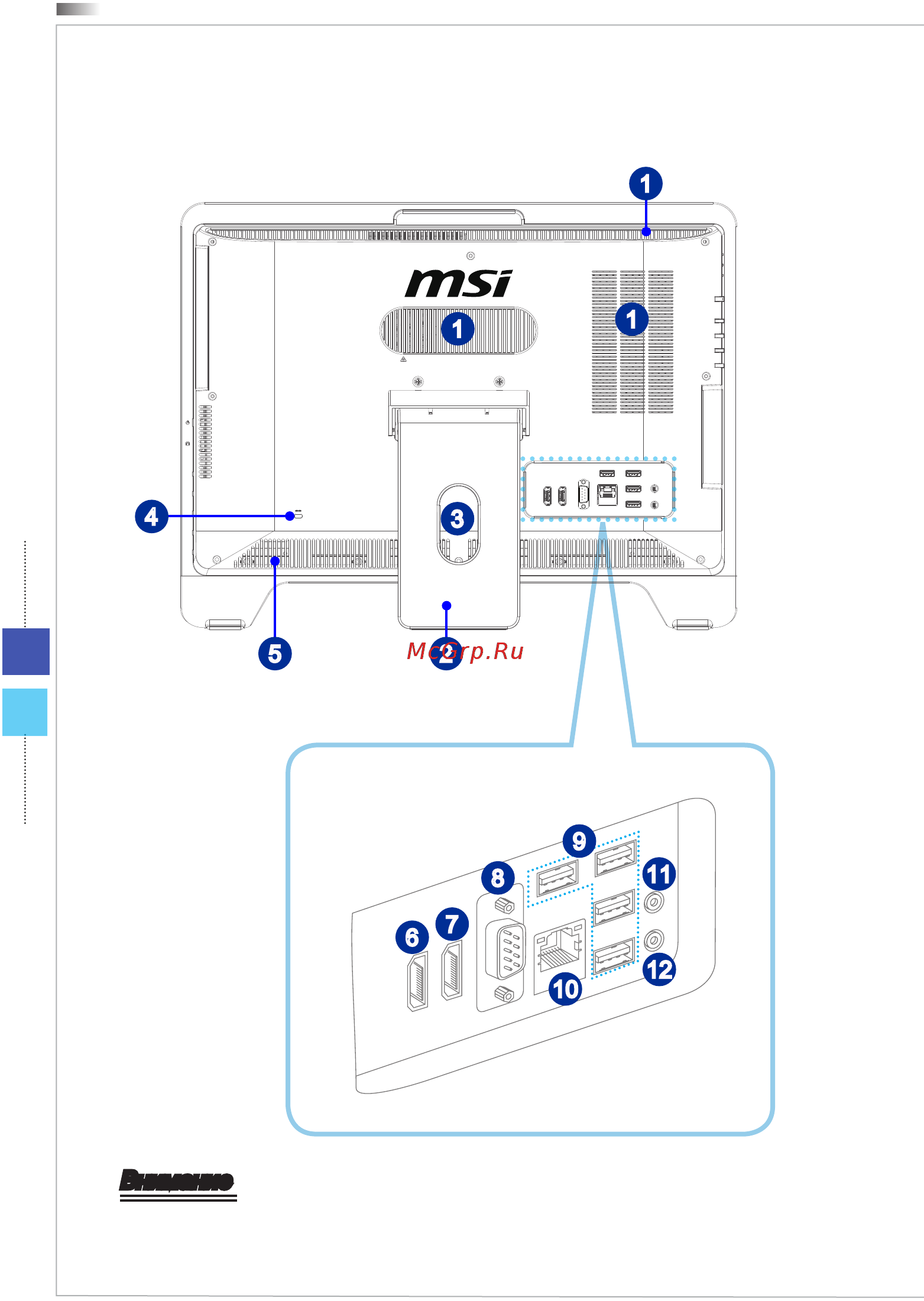 MSI AE2081G-014RU [16/87] Вид сзади