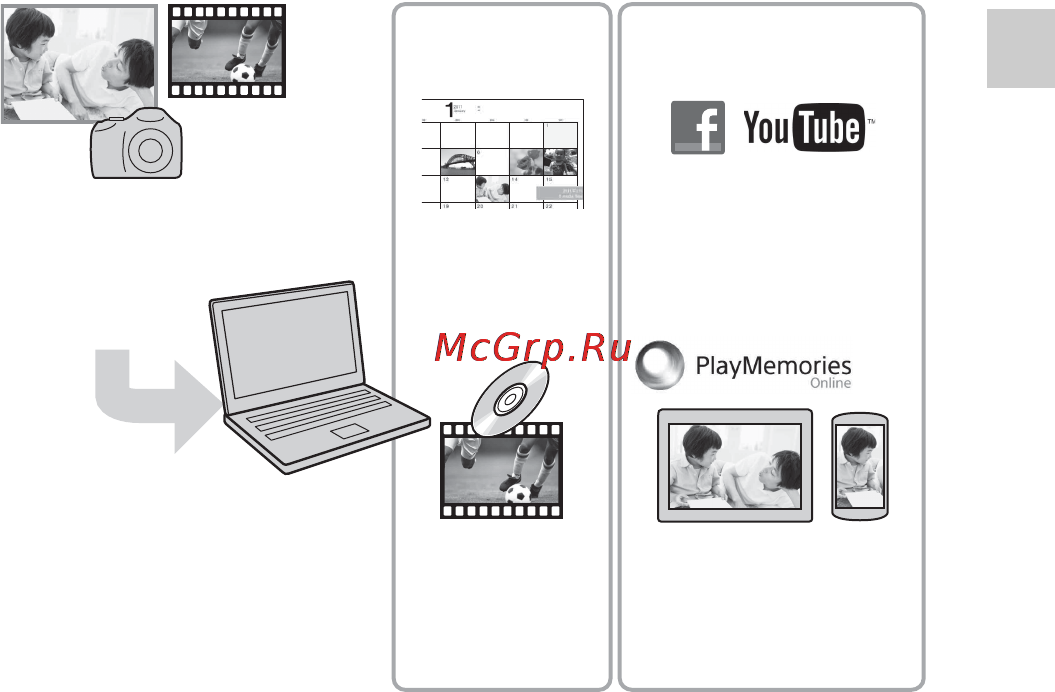 Sony ILCE-3000K/B [67/211] Просмотр фотоснимков на компьютере