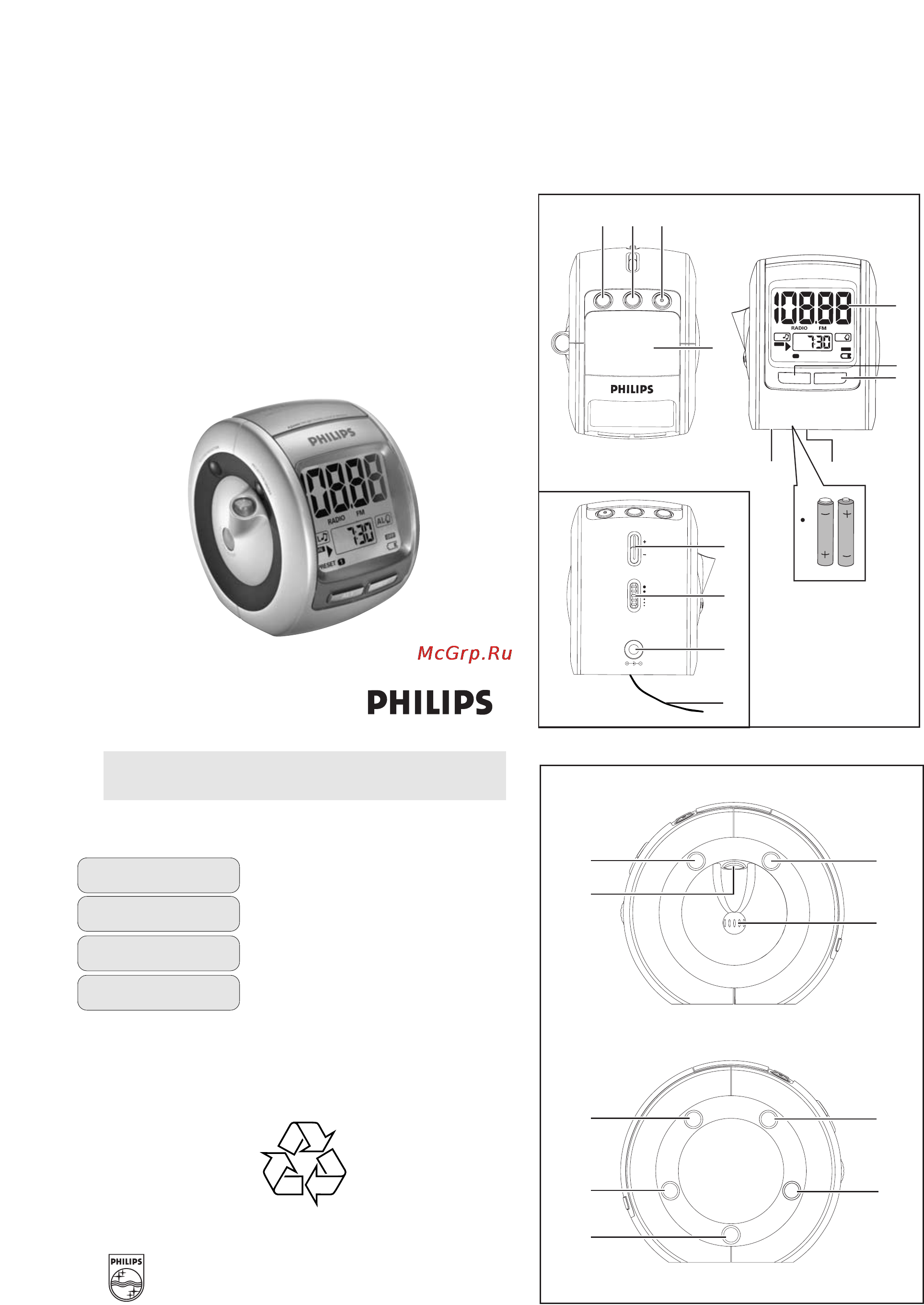 Philips AJ3600 Инструкция по эксплуатации онлайн