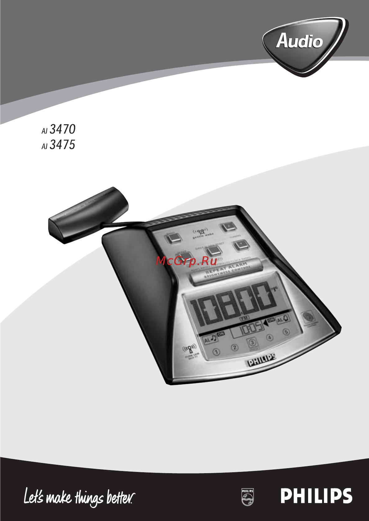 Philips AJ3470 Инструкция по эксплуатации онлайн