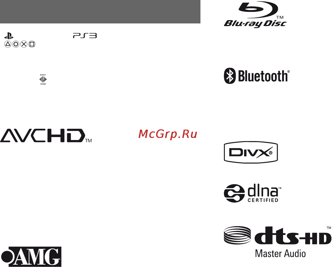 Sony 500GB + Diablo 3 (CECH-4008C) [42/48] Авторские права и товарные знаки