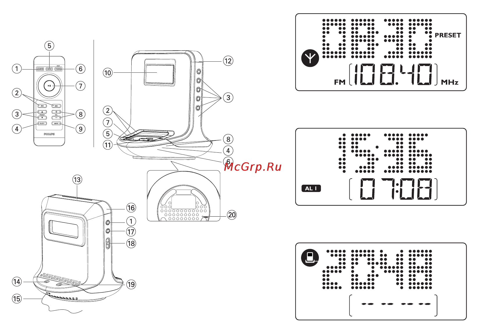 Philips AJ300D Инструкция по эксплуатации онлайн [2/11] 87966