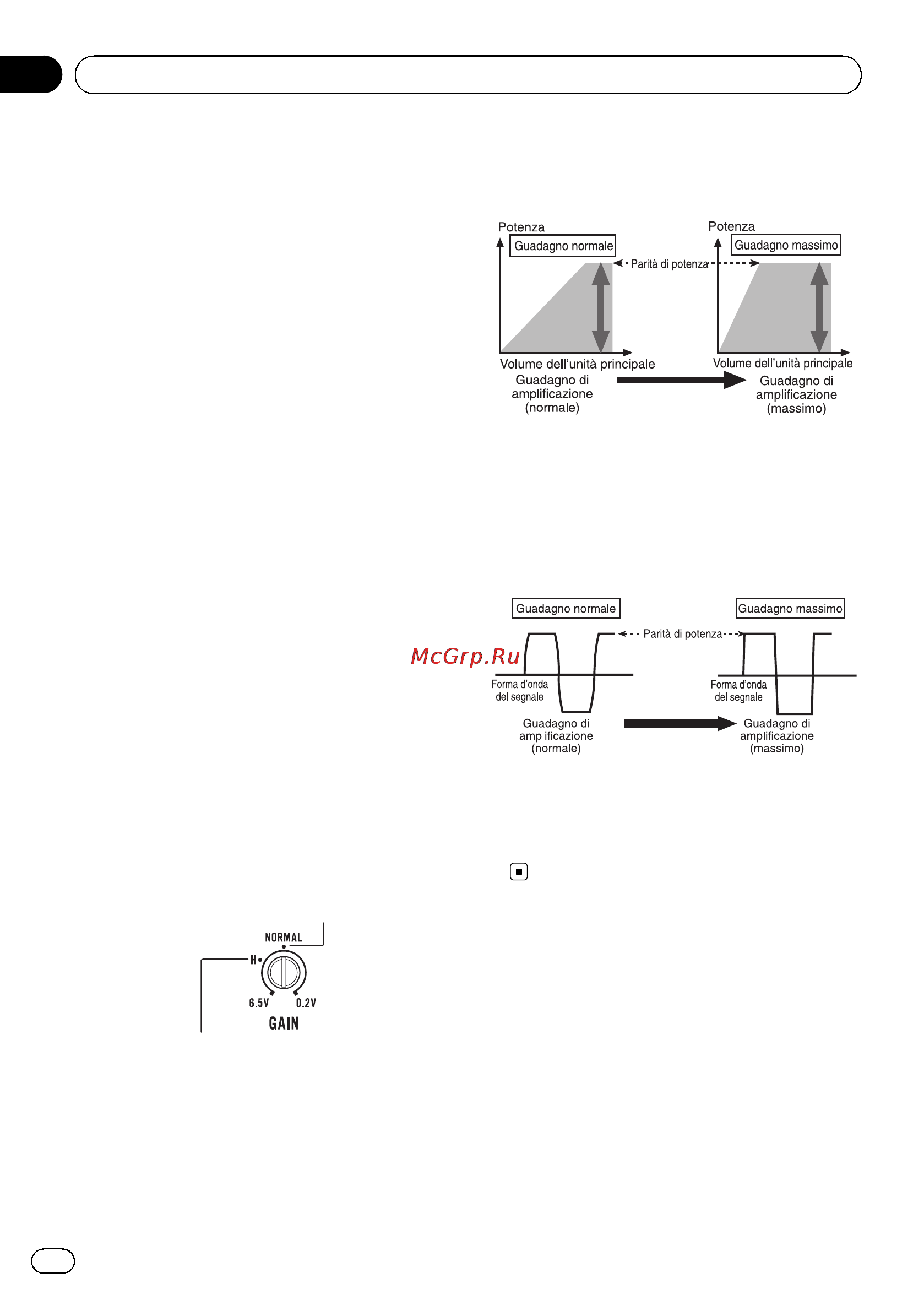 Pioneer GM-D8604 [30/96] Impostazione dell unità