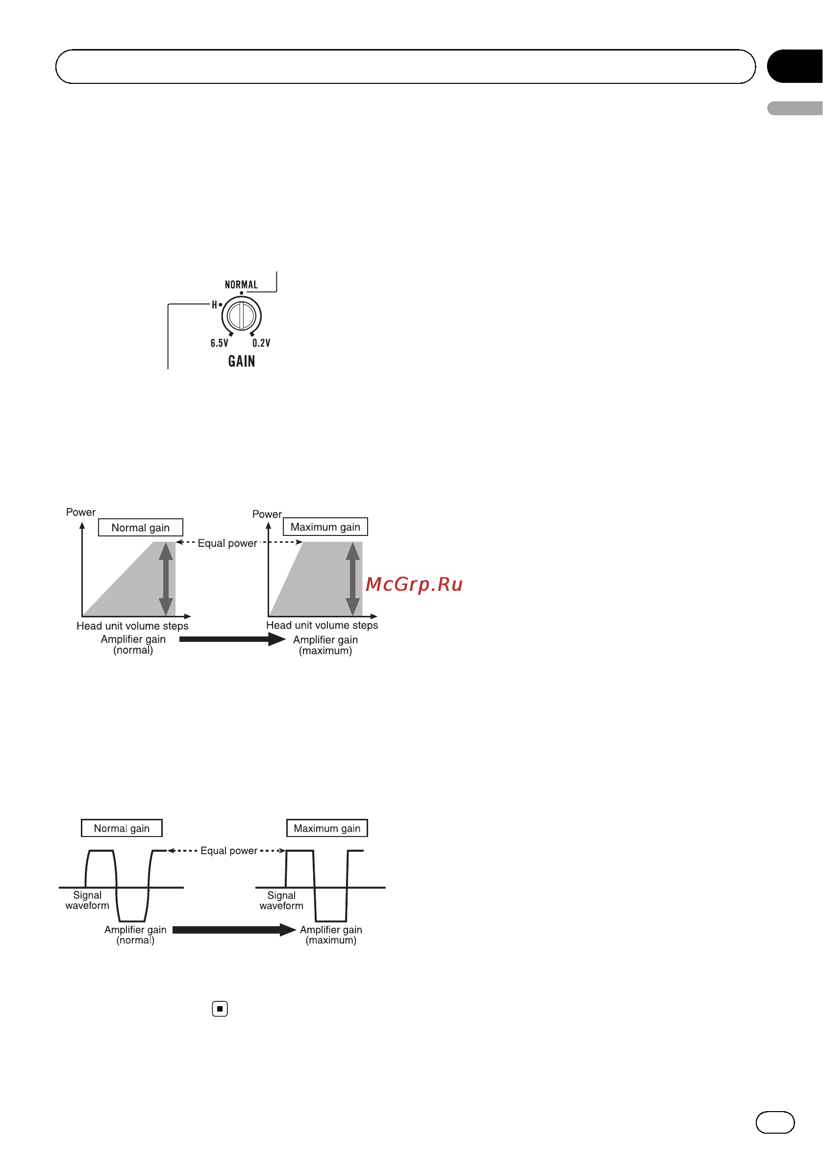 Pioneer GM-D8604 [5/96] Setting the unit
