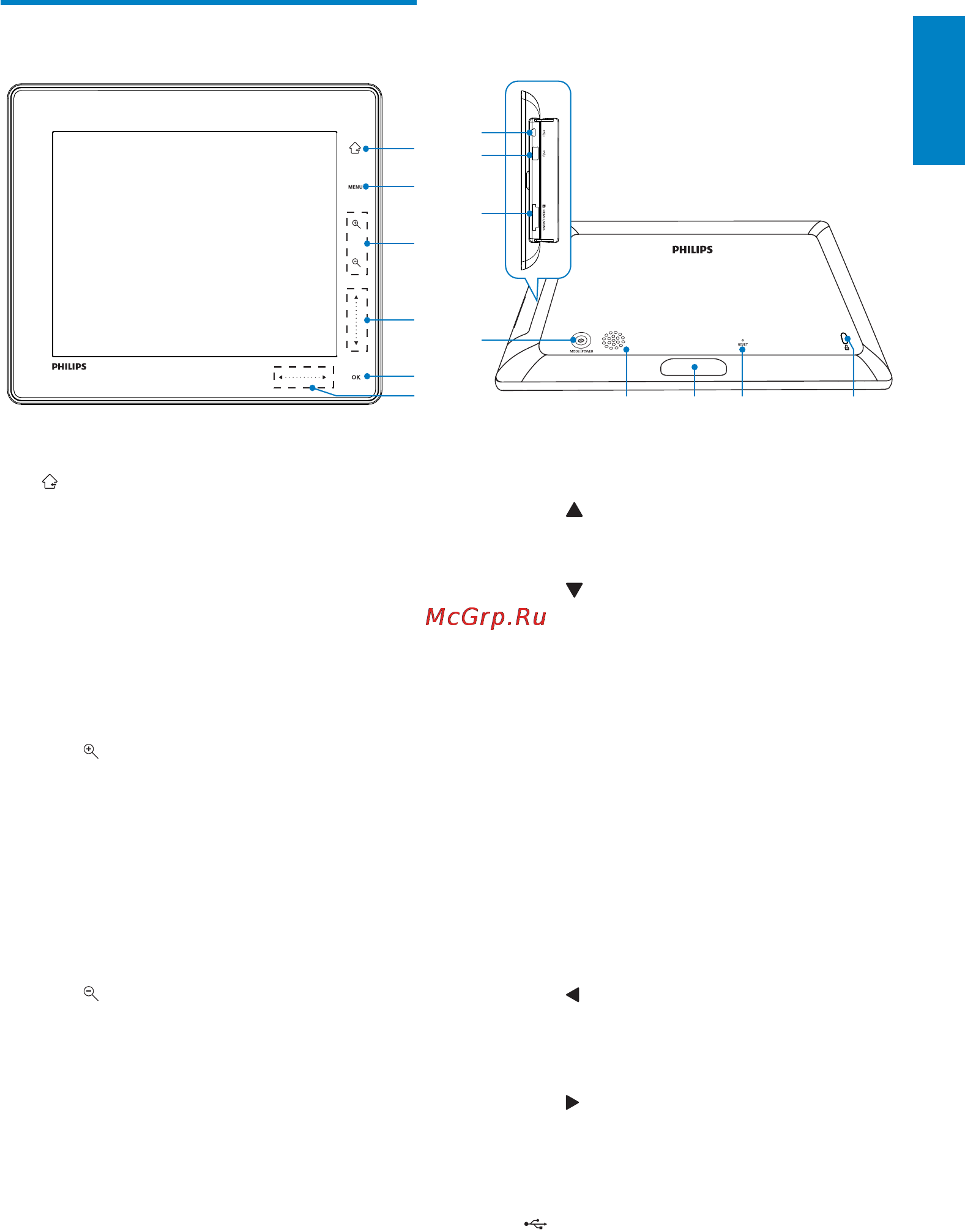 Philips SPH8528 [10/54] Описание фотоальбома