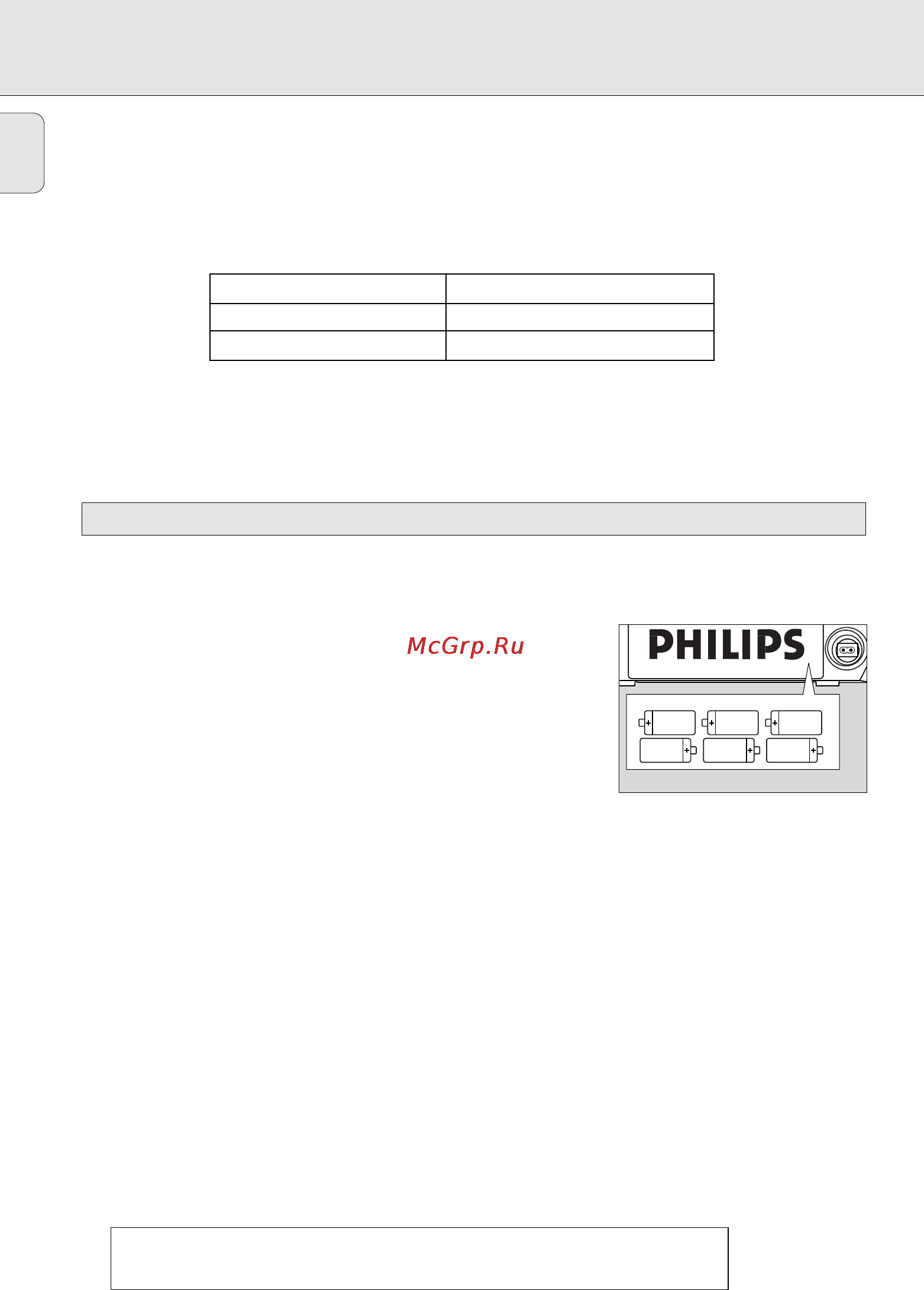 Philips AZ5130 [8/23] Электропитание