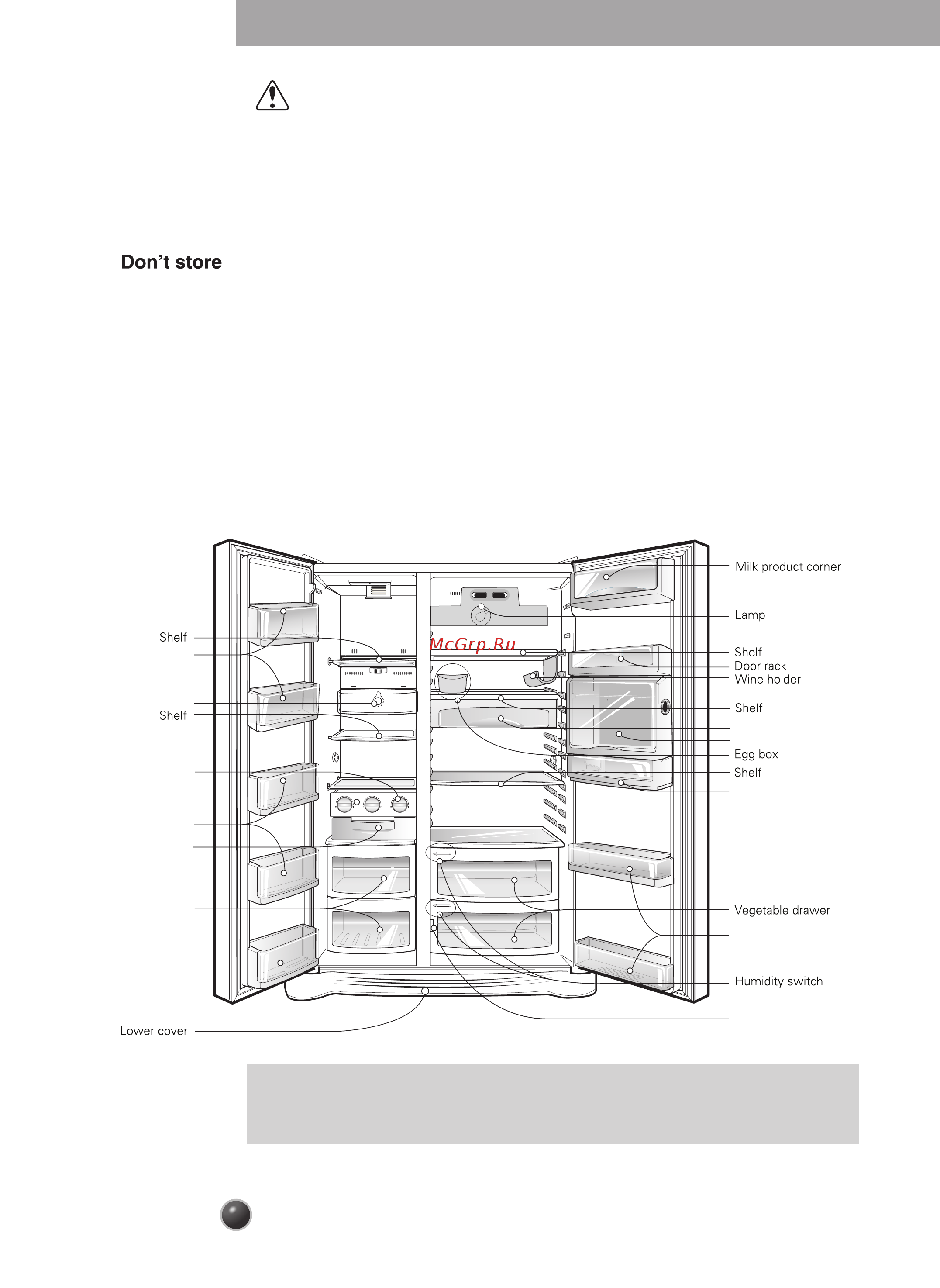LG GR-B217LQMR [10/56] Freezer compartment refrigerator compartment