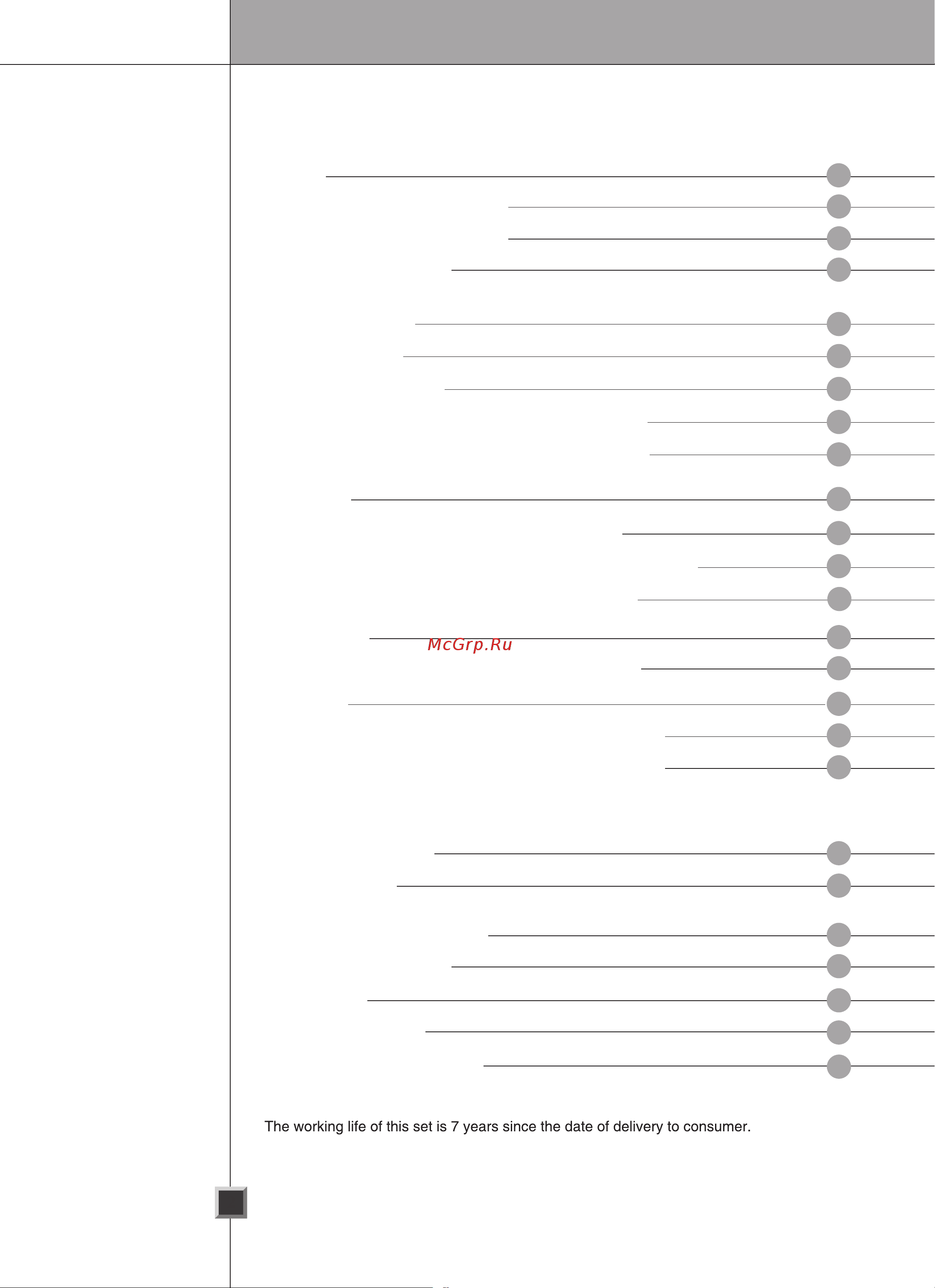 LG GR-B217LQMR [2/56] Table of contents