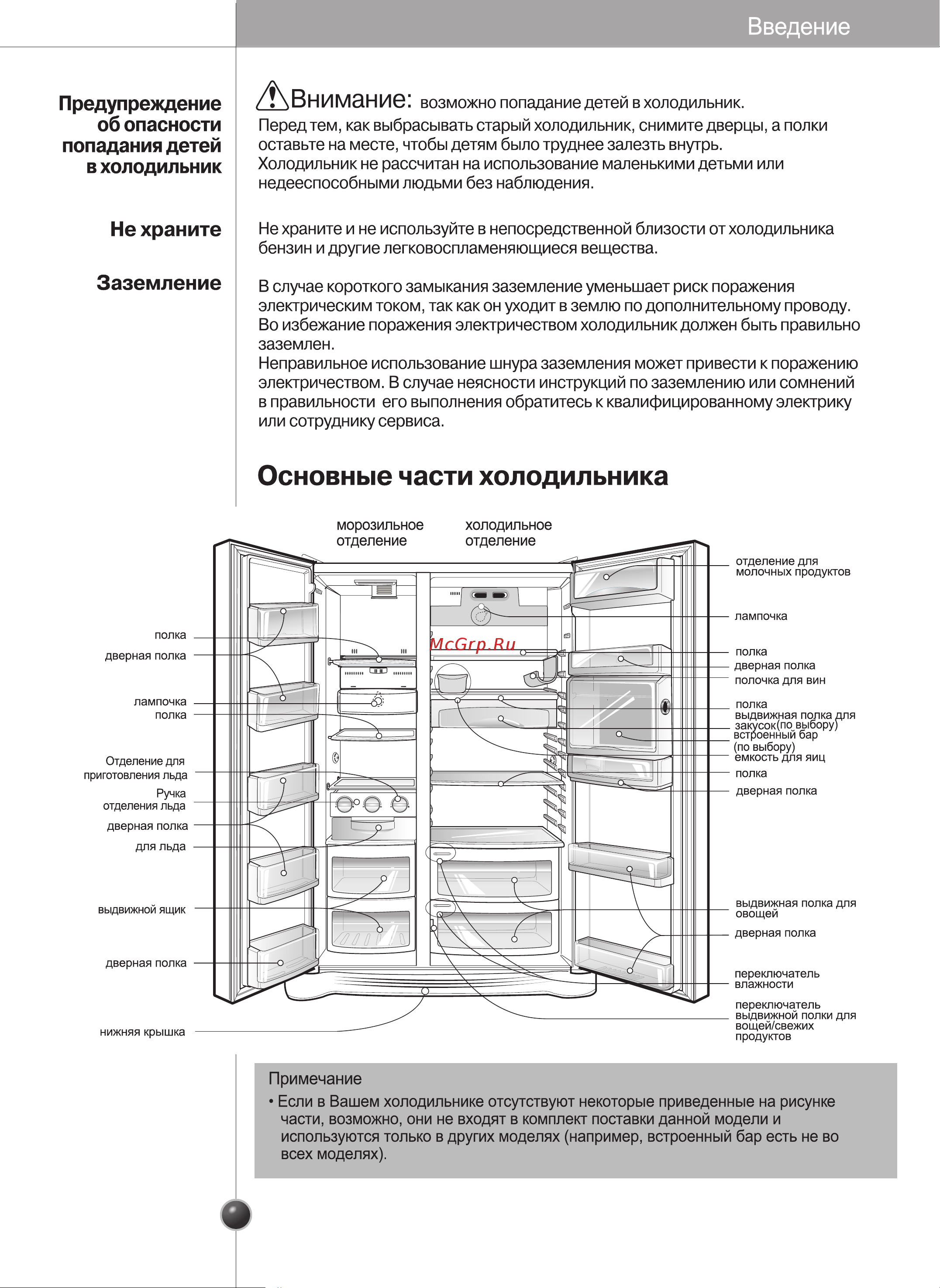 LG GR-B217LQMR Инструкция по эксплуатации онлайн [37/56] 88163