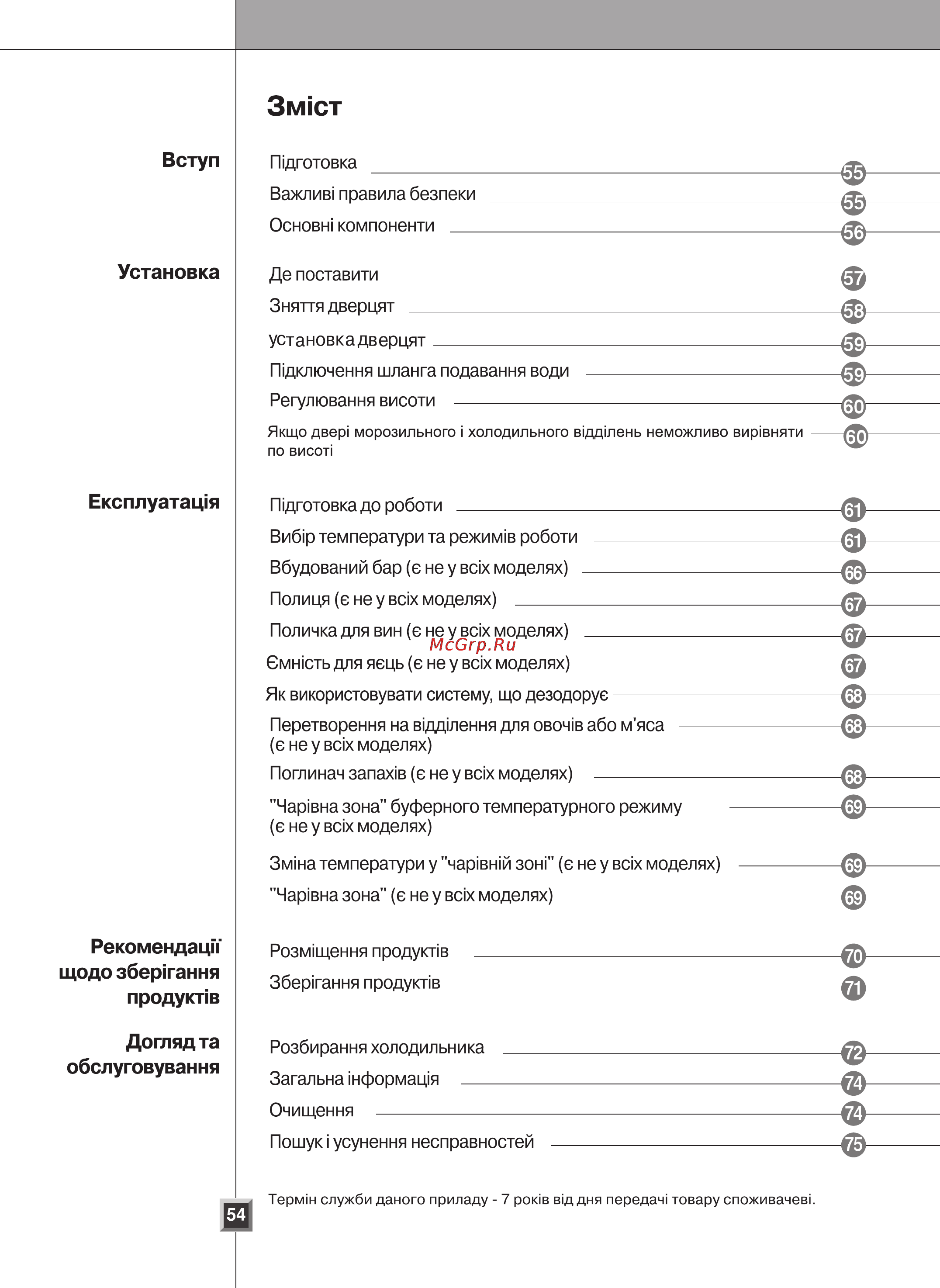 LG GR-P207WVKA [54/80] Ффф