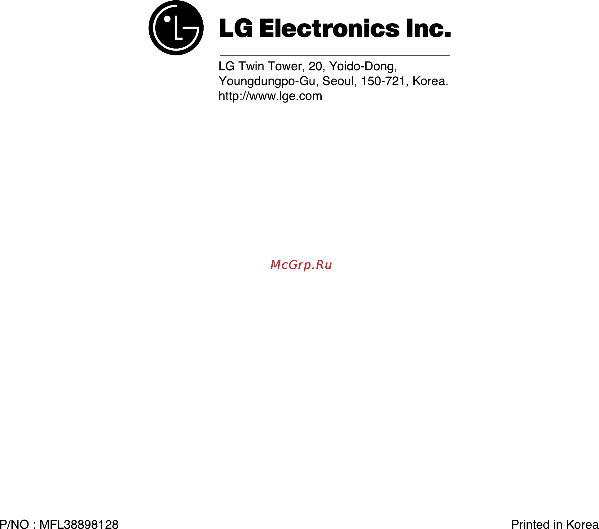 LG GR-P227ZCAG Инструкция по эксплуатации онлайн [30/30] 88178